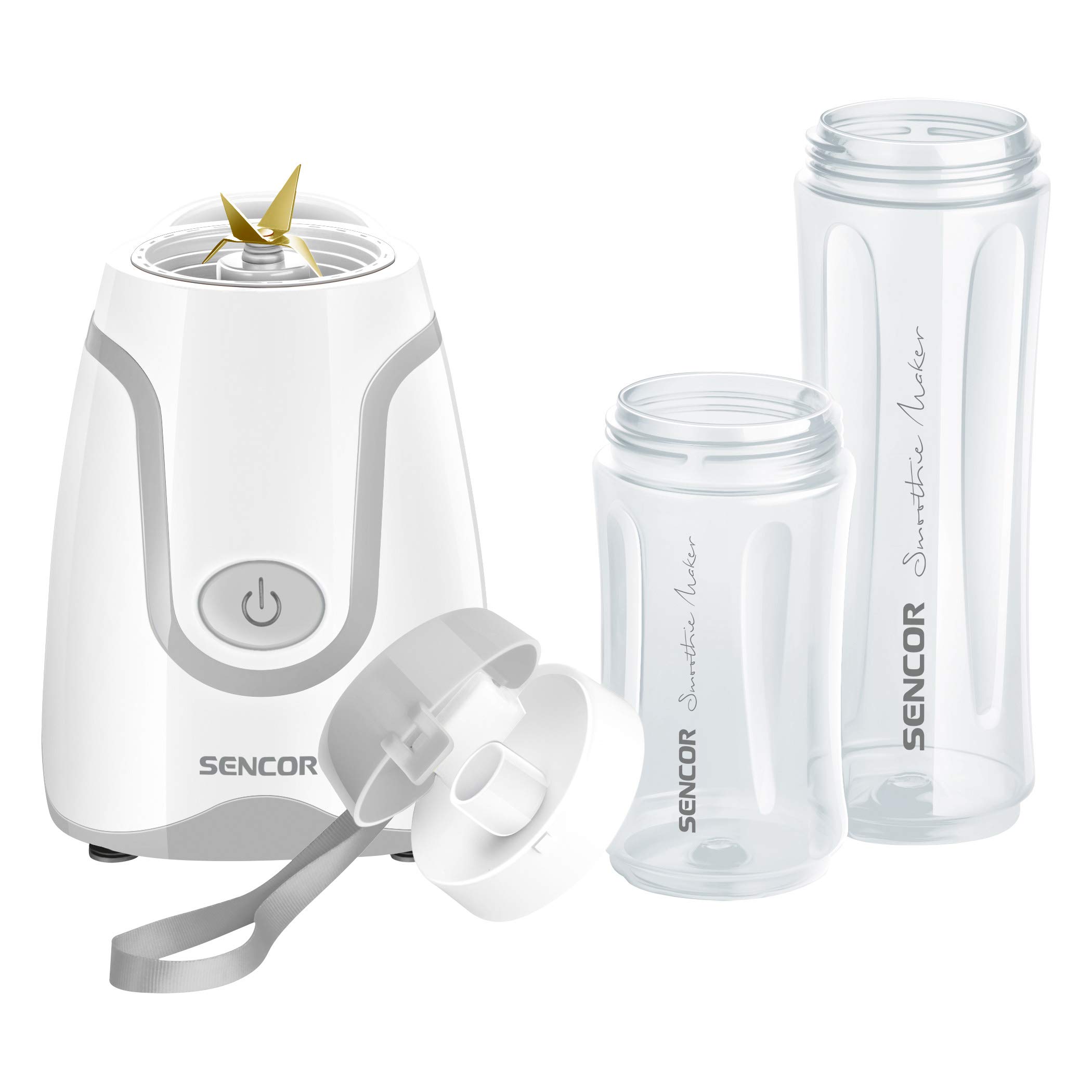 Foto 4 pulgar | Licuadora De Batidos Sencor Sbl2200wh 300 W Con 2 Botellas 600 Ml - Venta Internacional.