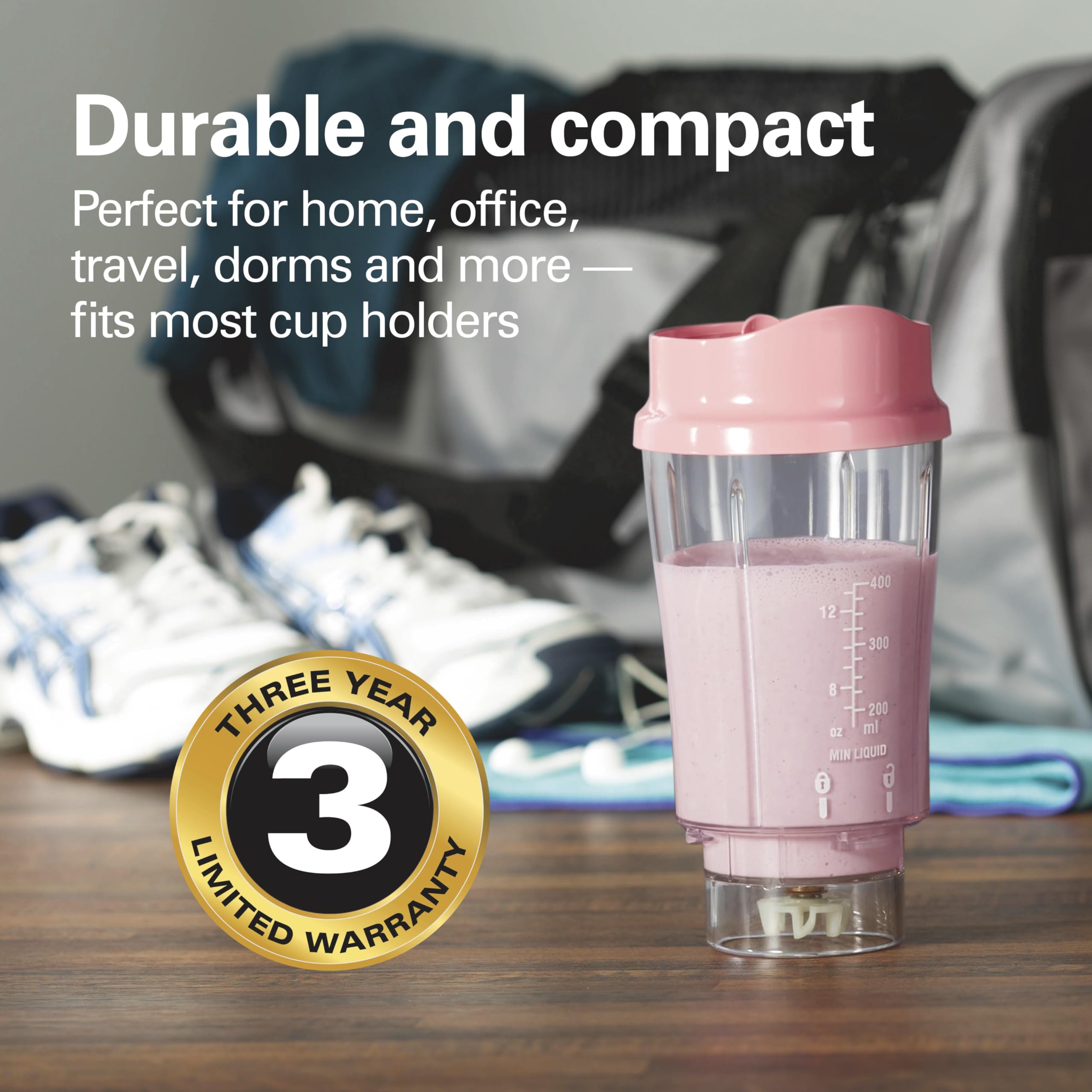 Foto 6 pulgar | Licuadora Portátil Hamilton Beach de 400 ml-Venta Internacional
