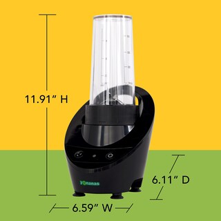 Foto 4 | Licuadora Personal Yonanas Vaso Portátil 400 ml Negro - Venta Internacional