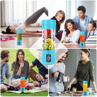 Foto 6 | Licuadora Portátil Miaoke Smoothie Azul - Venta Internacional