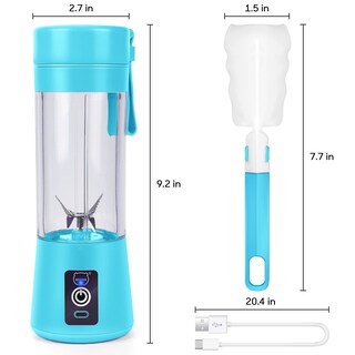 Foto 7 | Licuadora Portátil Miaoke Smoothie Azul - Venta Internacional