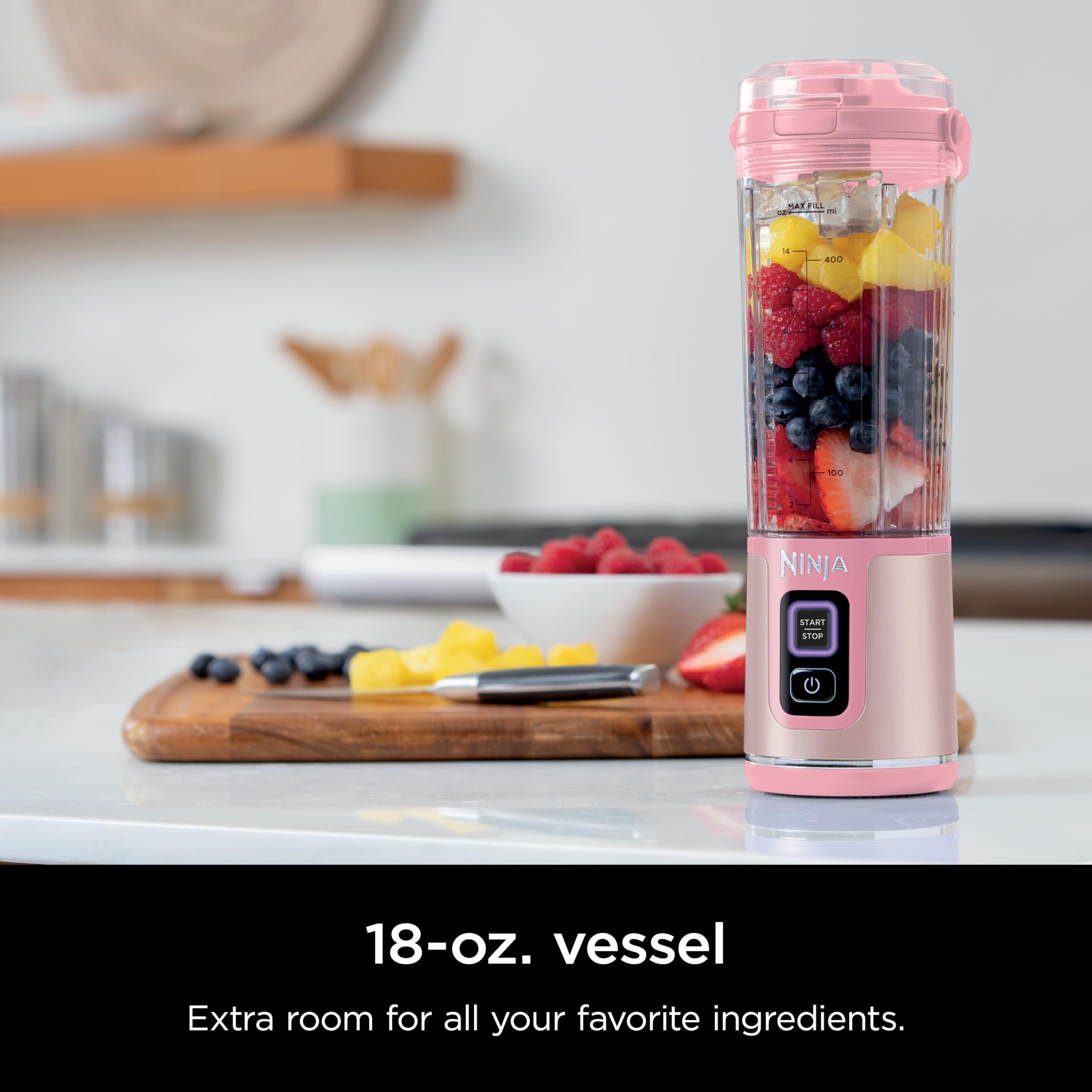Foto 3 pulgar | Licuadora Portátil Ninja Blast Bc151pk 500 Ml Inalámbrica Rosa - Venta Internacional.