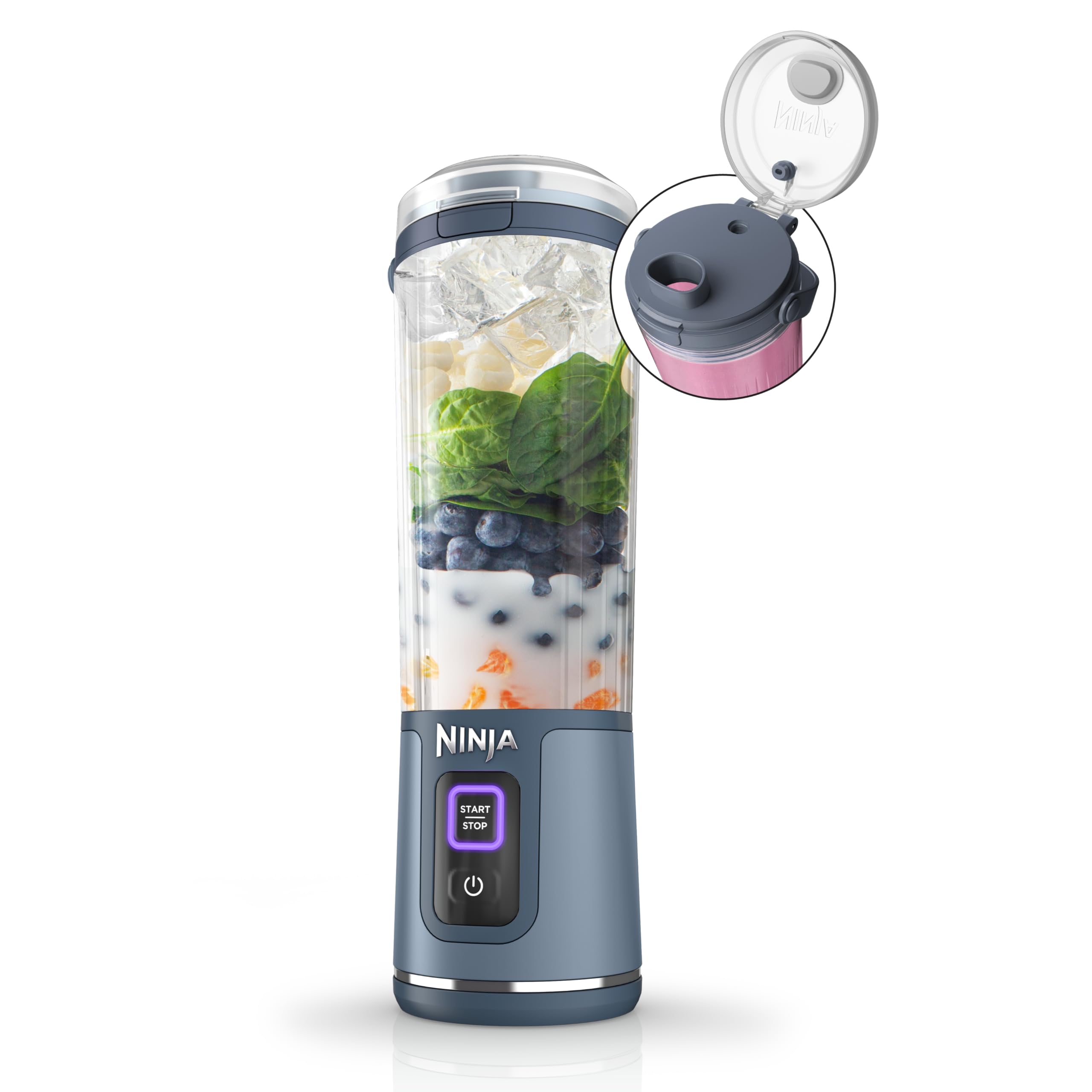 Licuadora Portátil Ninja Bc151nv Blast 500 Ml Inalámbrica Azul - Venta Internacional.