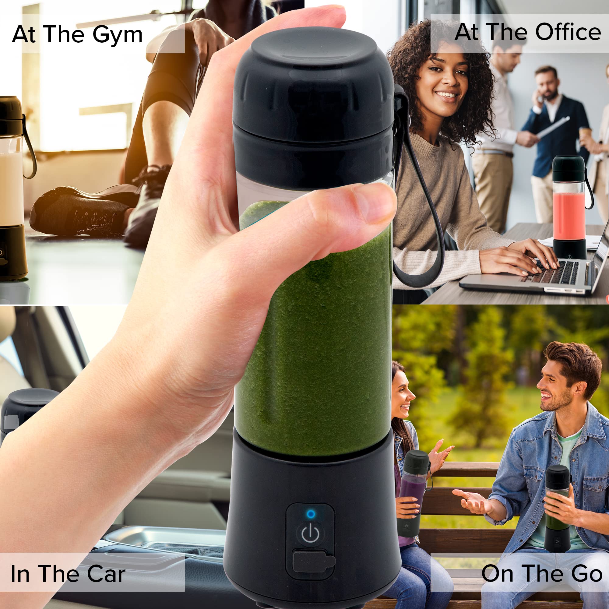 Foto 7 | Licuadora Portátil Nuwave Para Batidos Y Batidos De 500 Ml - Venta Internacional.