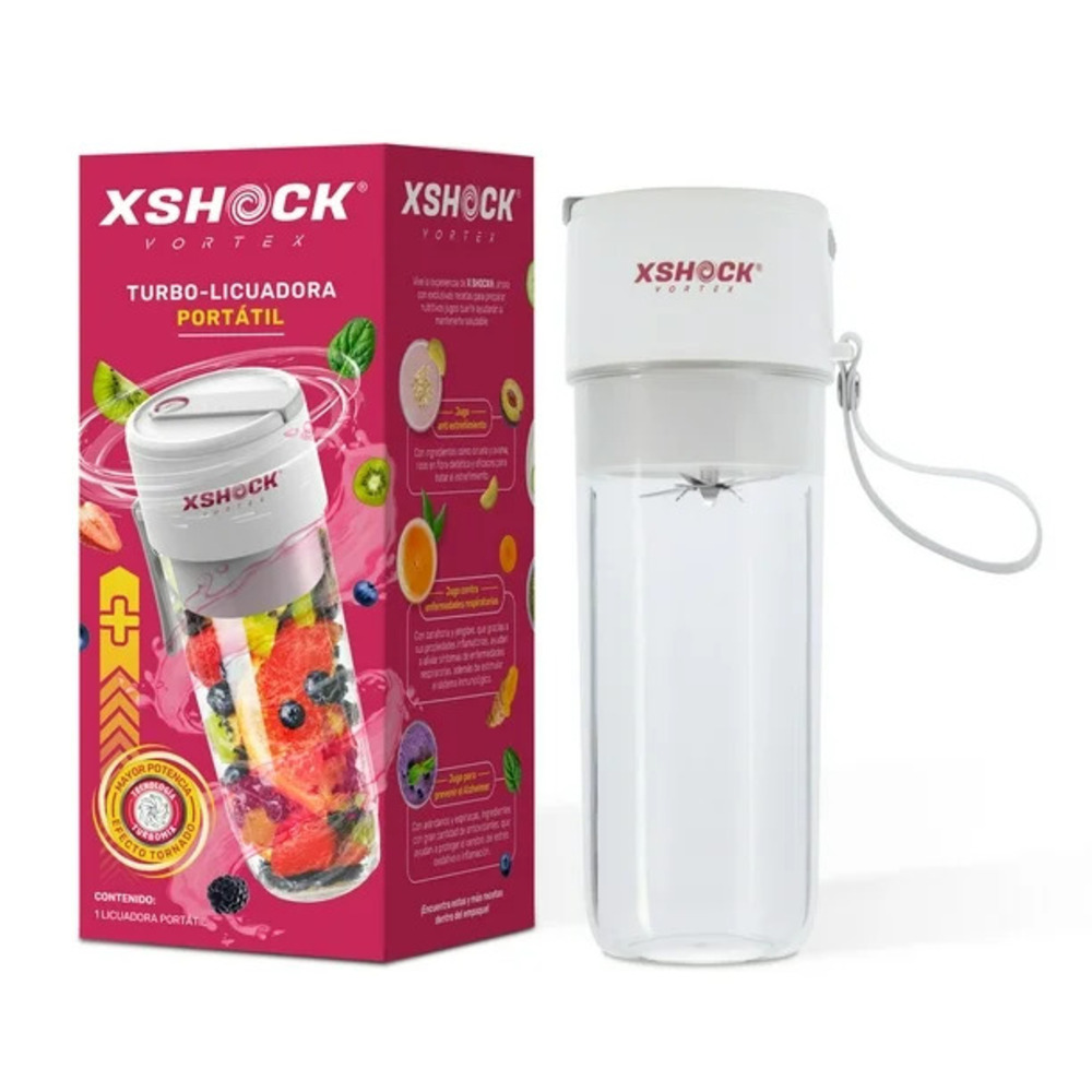 Foto 5 | Licuadora Portátil Recargable X-shock
