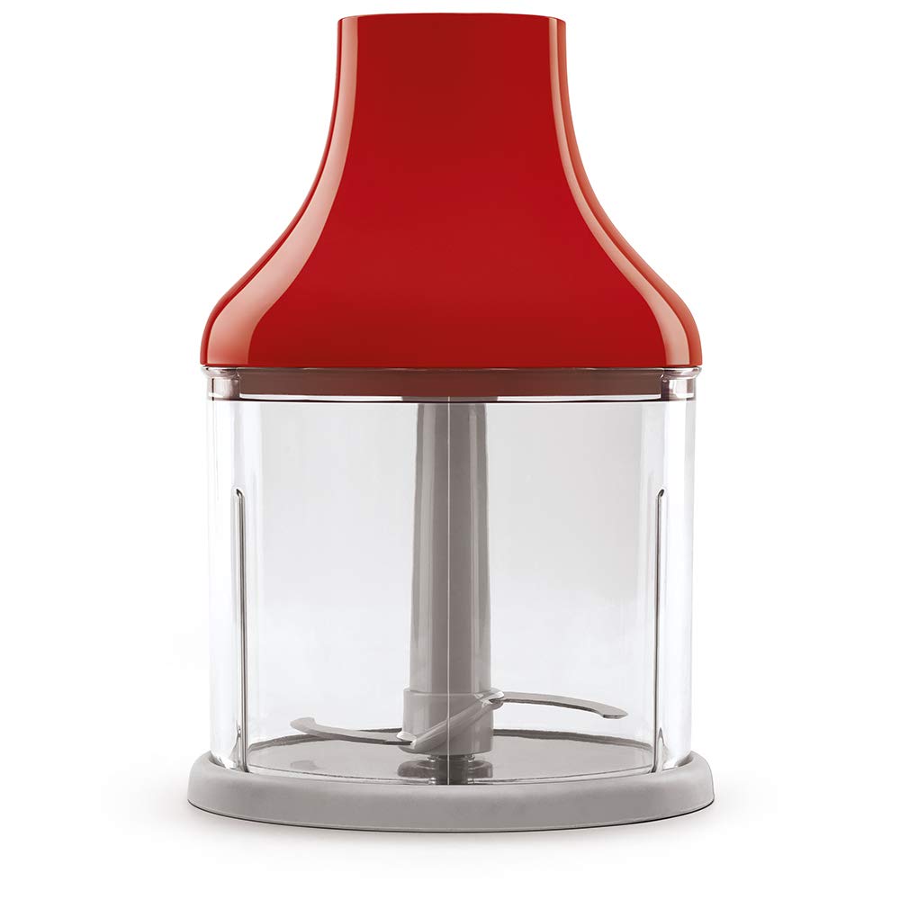Foto 4 pulgar | Licuadora De Inmersión Portátil Smeg Con Vaso De Precipitados, Tazón Para Picar (rojo) - Venta Internacional.