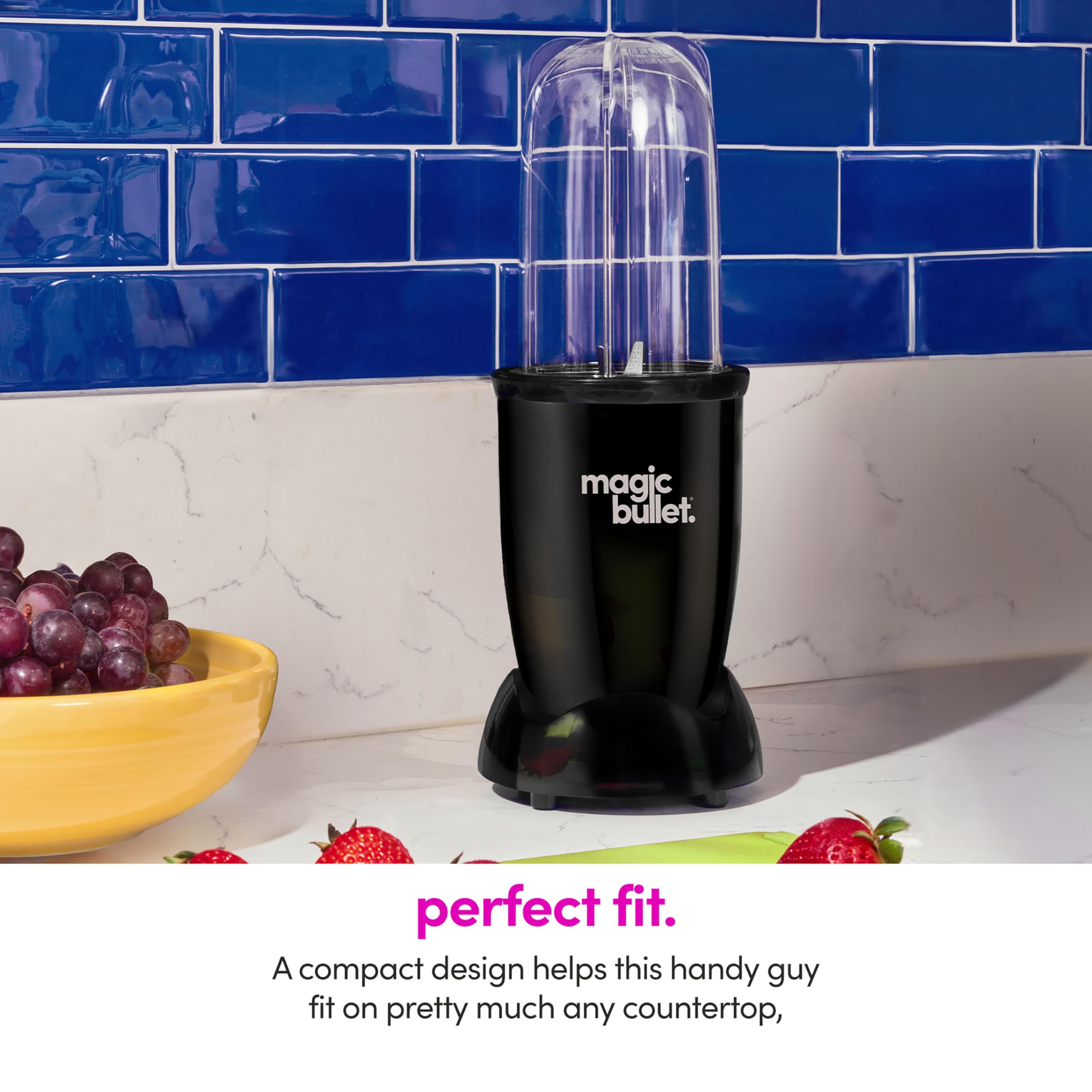Foto 8 pulgar | Blender Magic Bullet Small, Juego De 7 Piezas, 250 W, Color Negro - Venta Internacional.