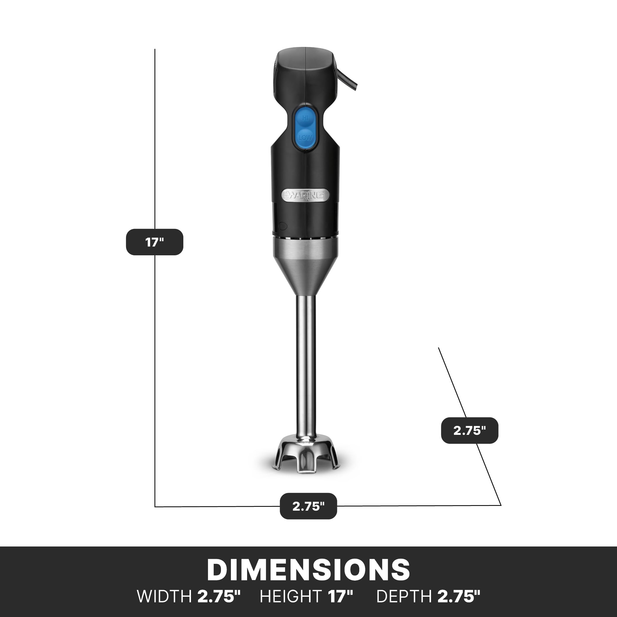 Foto 6 pulgar | Licuadora Portátil Waring Commercial Quik Stix Light Duty Wsb35 - Venta Internacional.