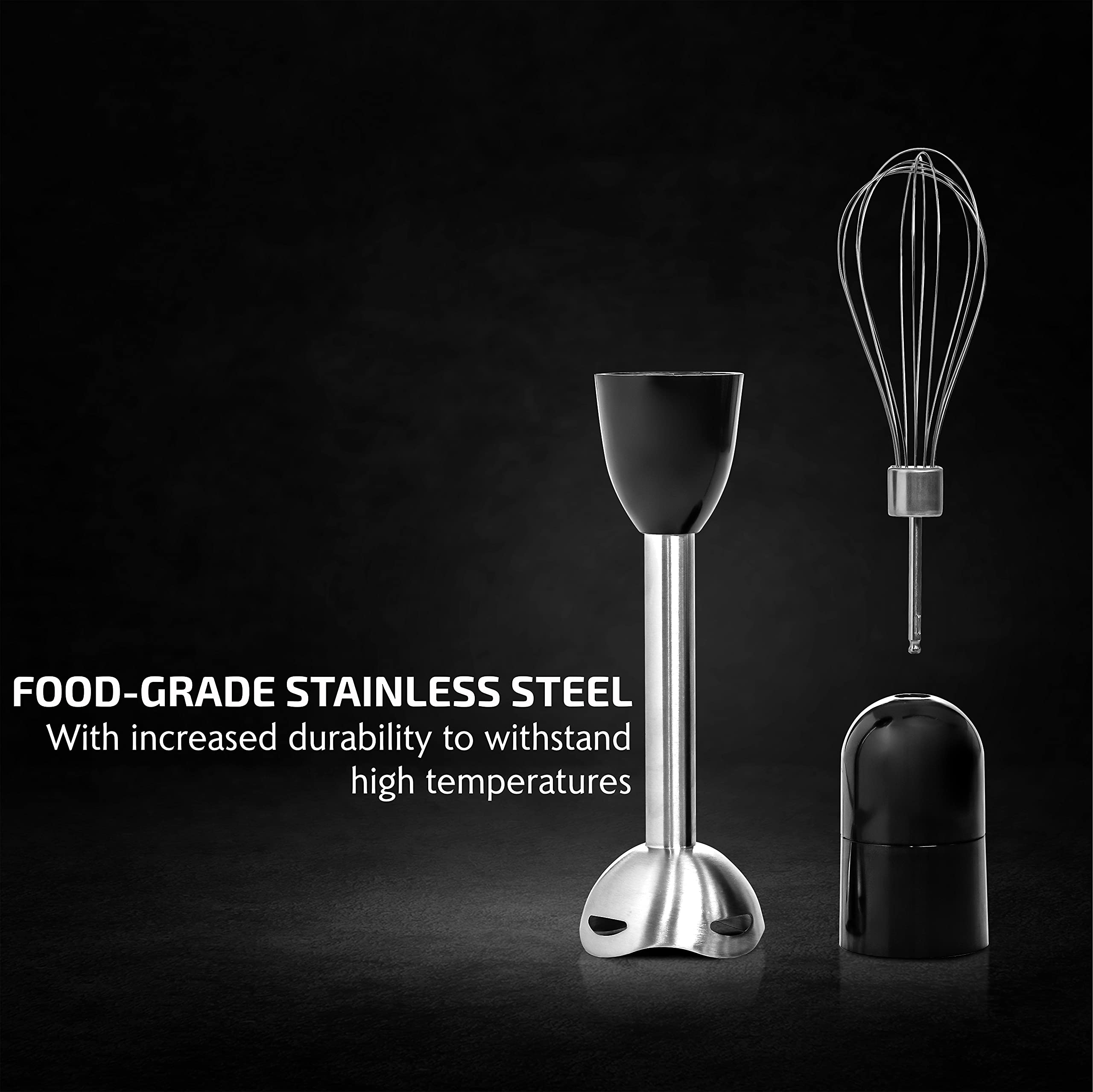 Foto 3 pulgar | Batidora De Mano Ovente Hs565b  300 W  2 Velocidades  Con Accesorios  Color Negro - Venta Internacional.