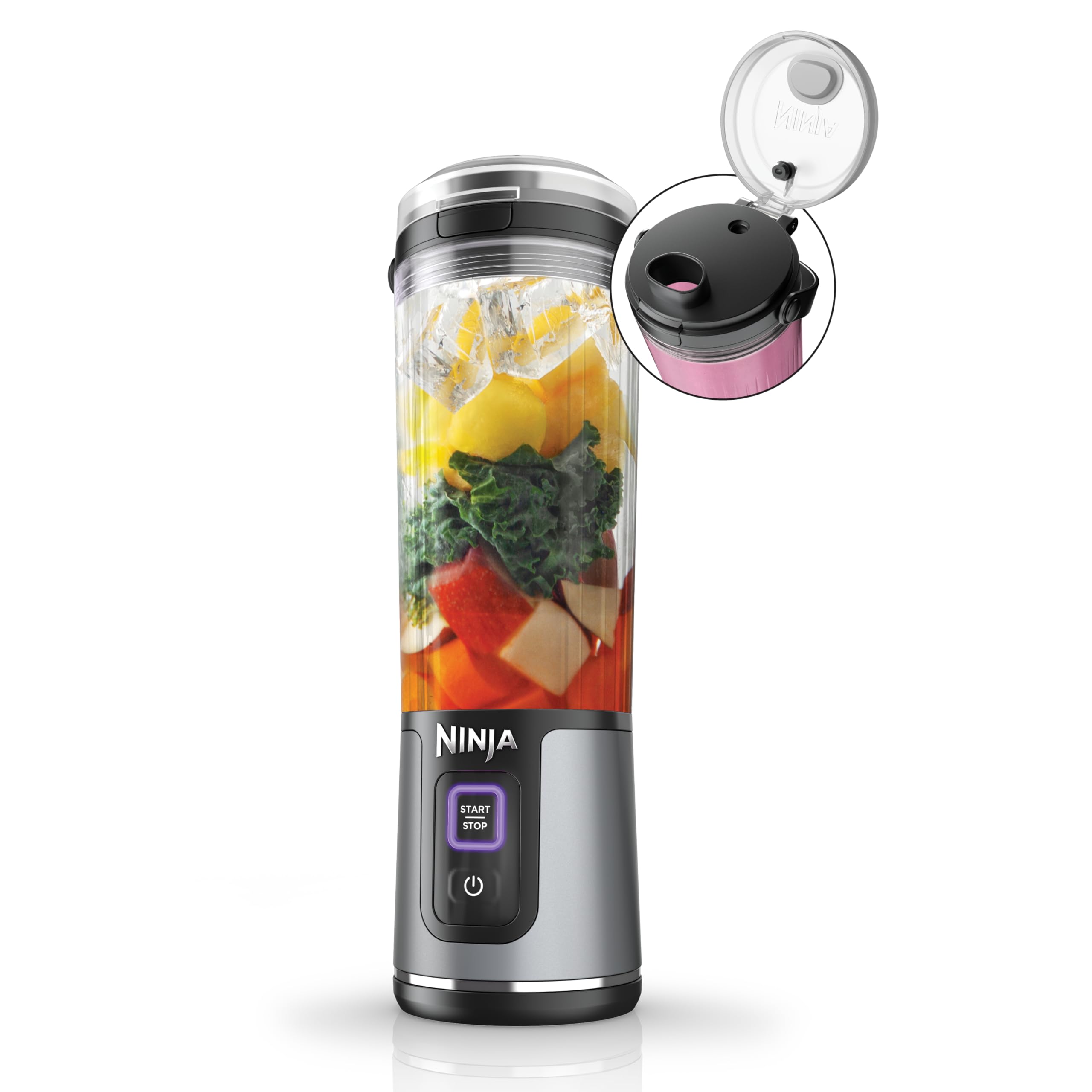 Foto 2 pulgar | Licuadora Portátil Ninja Bc151bk Blast Inalámbrica De 500 Ml  Color Negro - Venta Internacional.