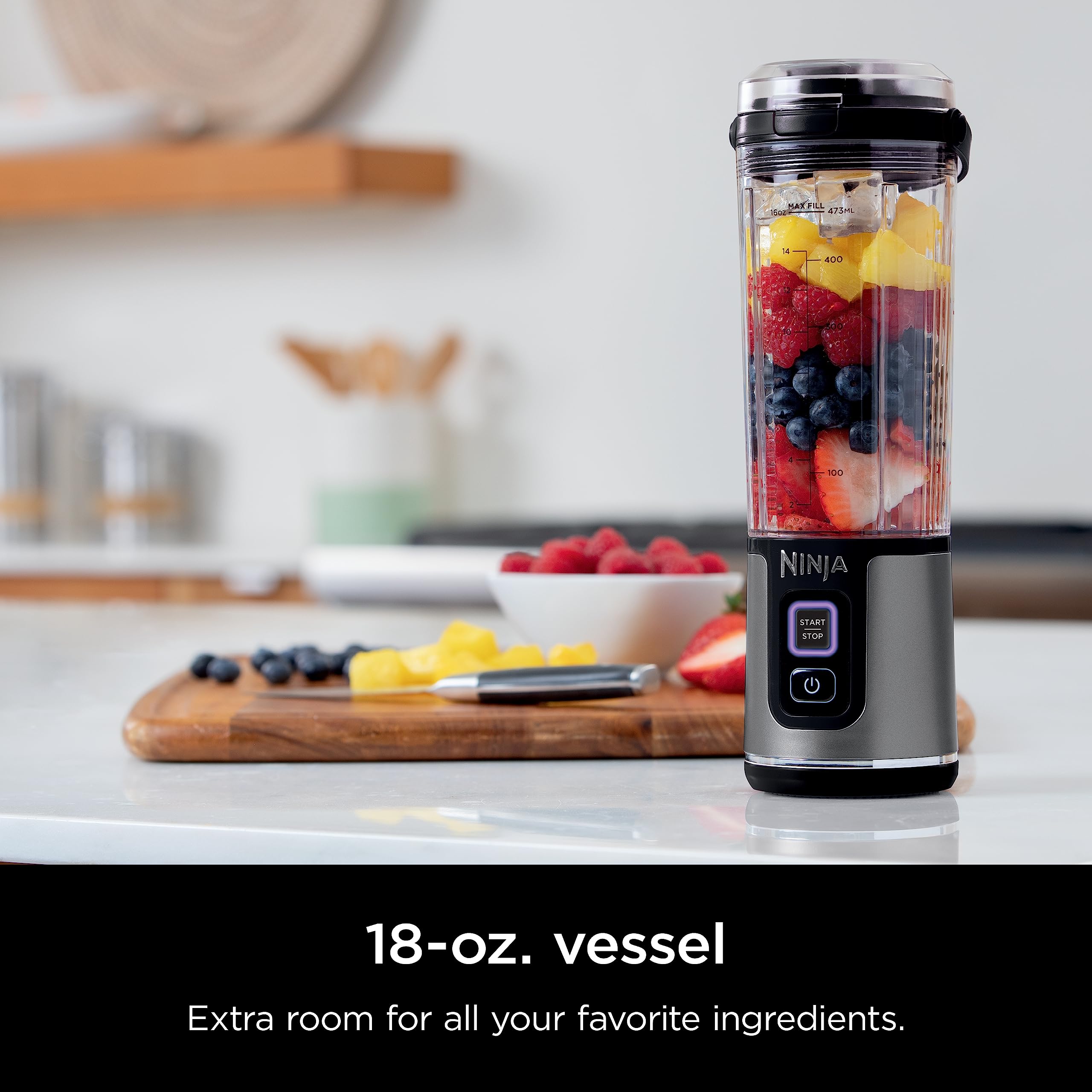 Foto 4 pulgar | Licuadora Portátil Ninja Bc151bk Blast Inalámbrica De 500 Ml  Color Negro - Venta Internacional.