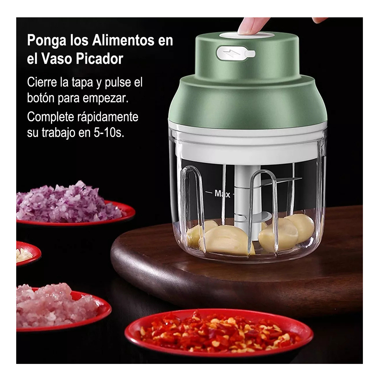 Foto 6 pulgar | Procesador de Alimentos Eléctrico