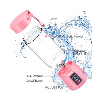 Foto 2 | Venta Internacional - Mini Licuadora Portátil 500w Rosa