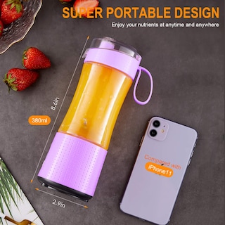 Foto 5 | Venta Internacional - Mini Licuadora Portátil 500w Púrpura