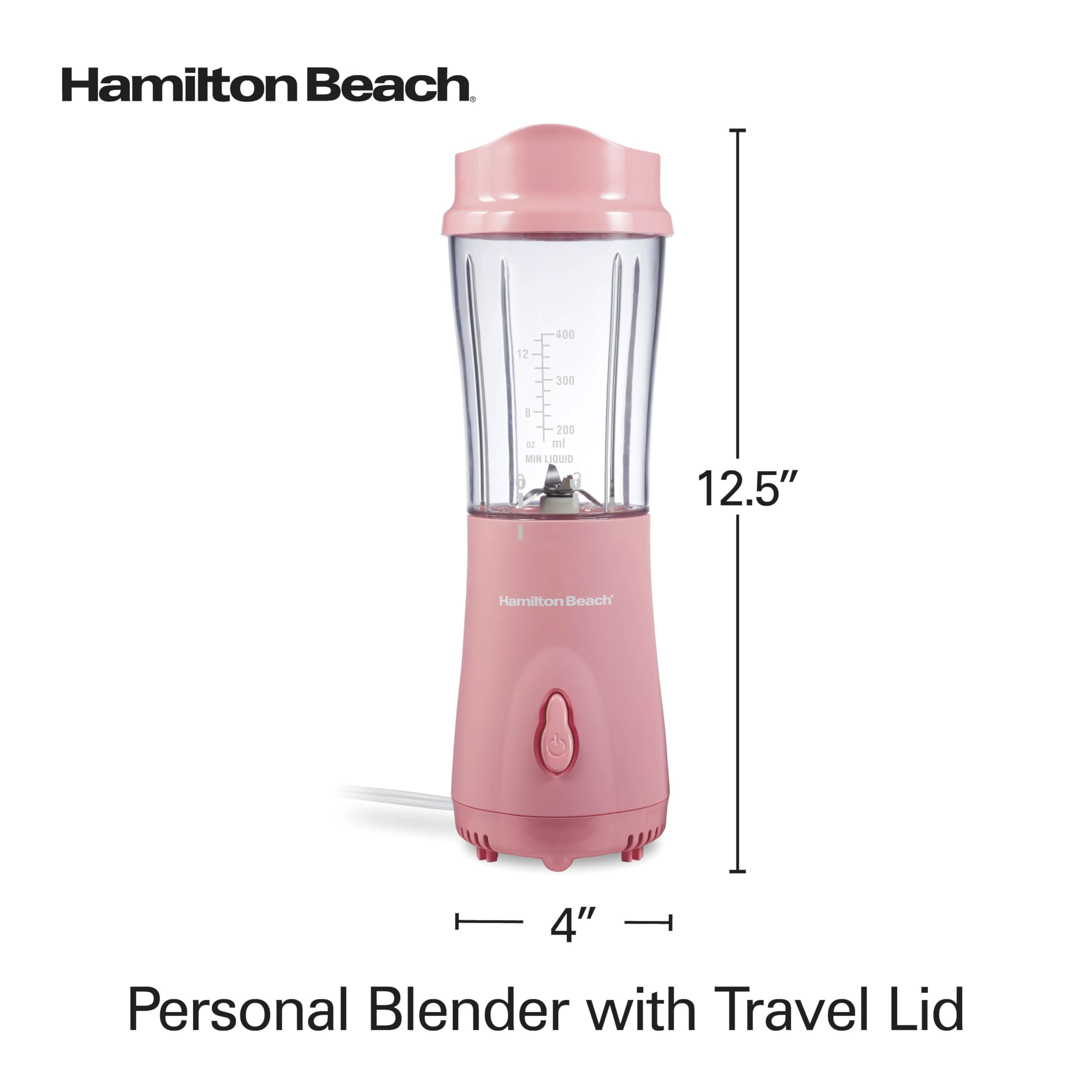 Foto 8 | Venta Internacional - Licuadora Portátil Hamilton Beach Coral 400 ml