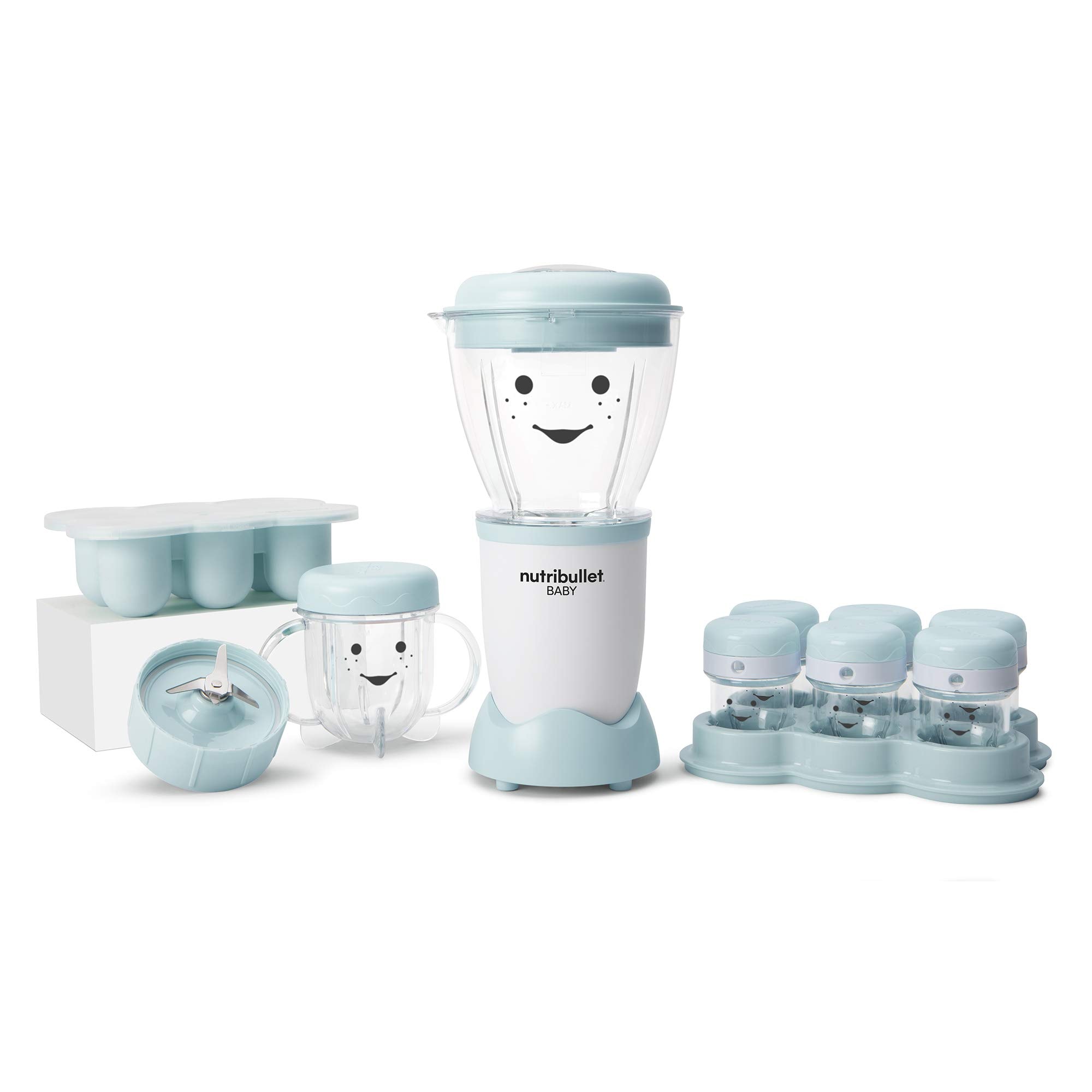 Sistema de Fabricación de Alimentos Nutribullet Nby-50100 Baby 900 Ml Blanco/azul - Venta Internacional $1,631