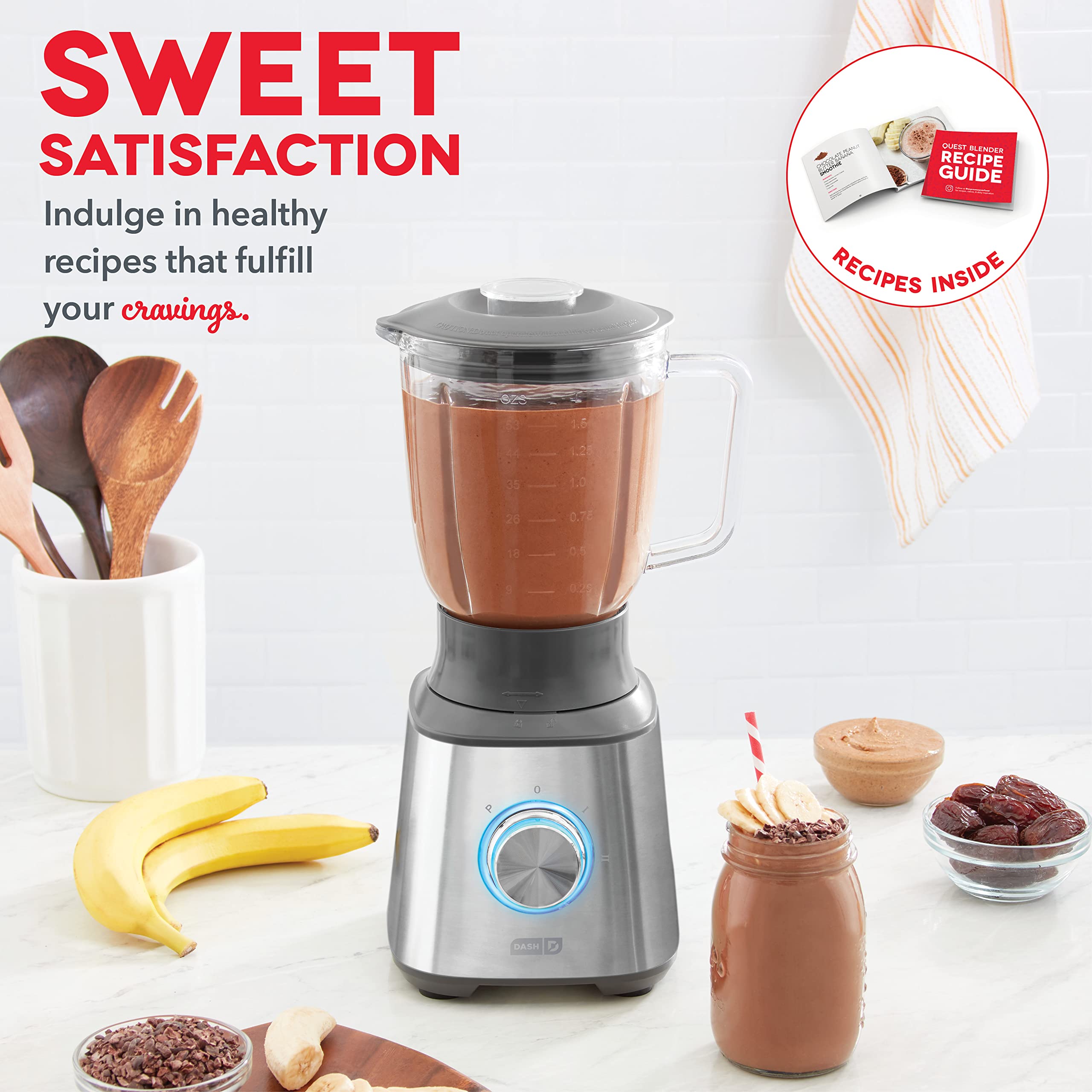 Foto 4 pulgar | Licuadora de Cocina Dash Quest 1,5 L De Acero Inoxidable - Venta Internacional