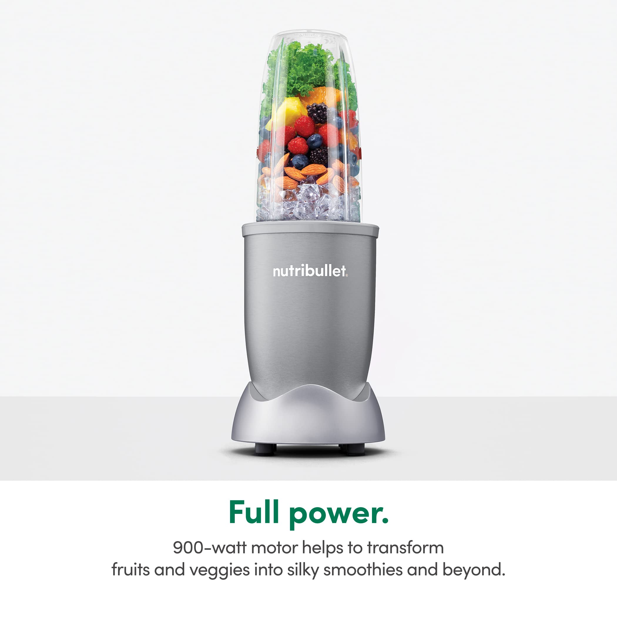 Foto 4 pulgar | Licuadora Nutribullet Nb9-1301s Pro, 13 Unidades, 900 W, Color Plateado - Venta Internacional.