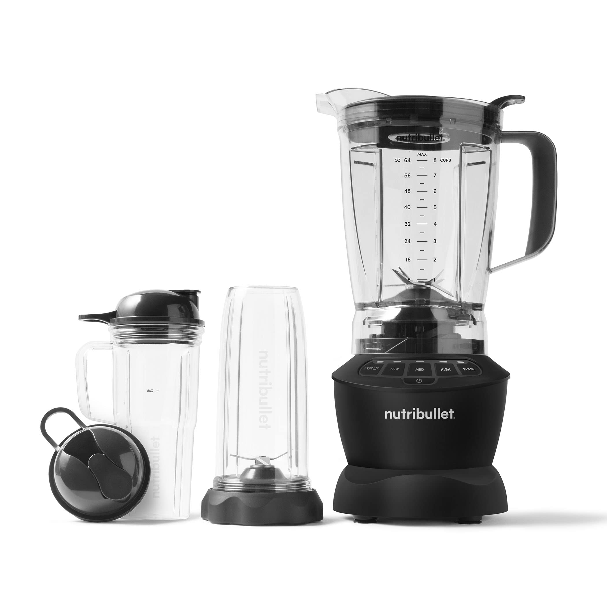 Foto 2 | Licuadora Nutribullet De Tamaño Completo De 1200 W Con Jarra De 1,9 L Y Taza De 900 Ml - Venta Internacional.