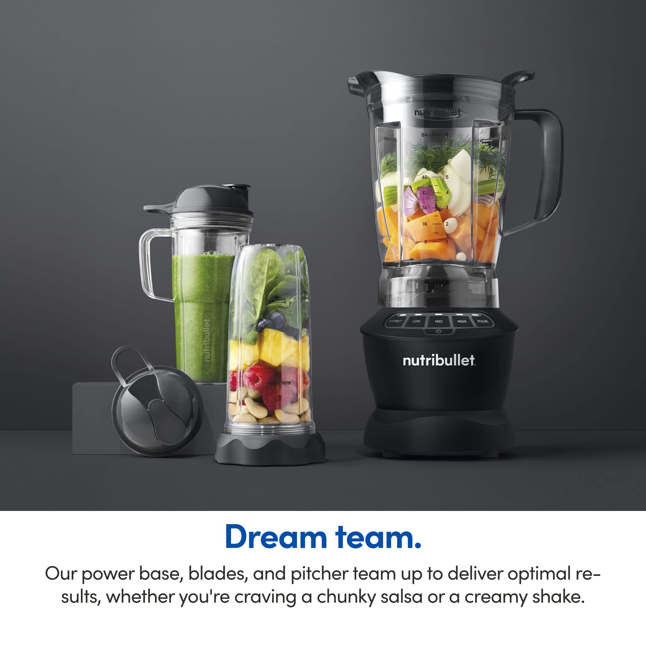 Foto 6 | Licuadora Nutribullet De Tamaño Completo De 1200 W Con Jarra De 1,9 L Y Taza De 900 Ml - Venta Internacional.