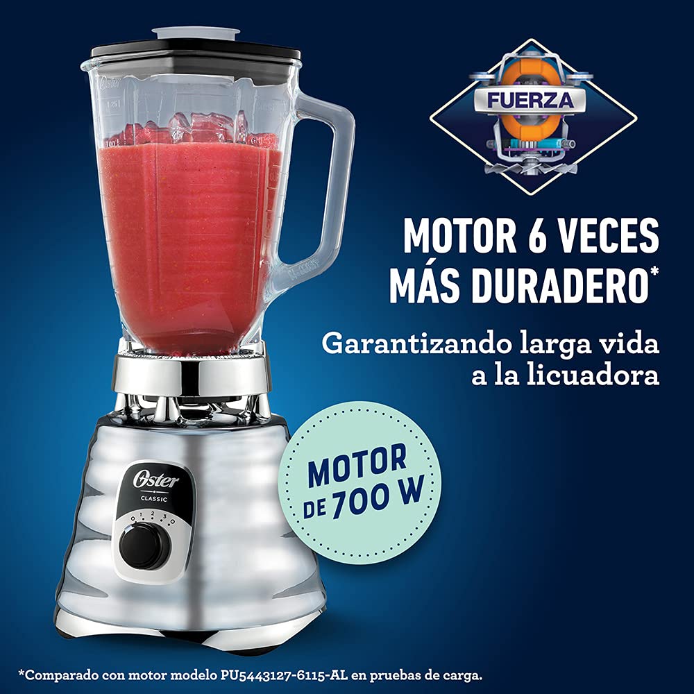 Foto 5 pulgar | Licuadora Oster de 3 Velocidades Tarro de Vidrio Blender 1.25 L - Venta Internacional