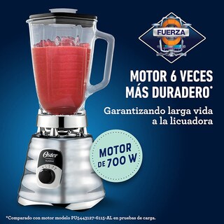 Foto 4 | Licuadora Oster de 3 Velocidades Tarro de Vidrio Blender 1.25 L - Venta Internacional