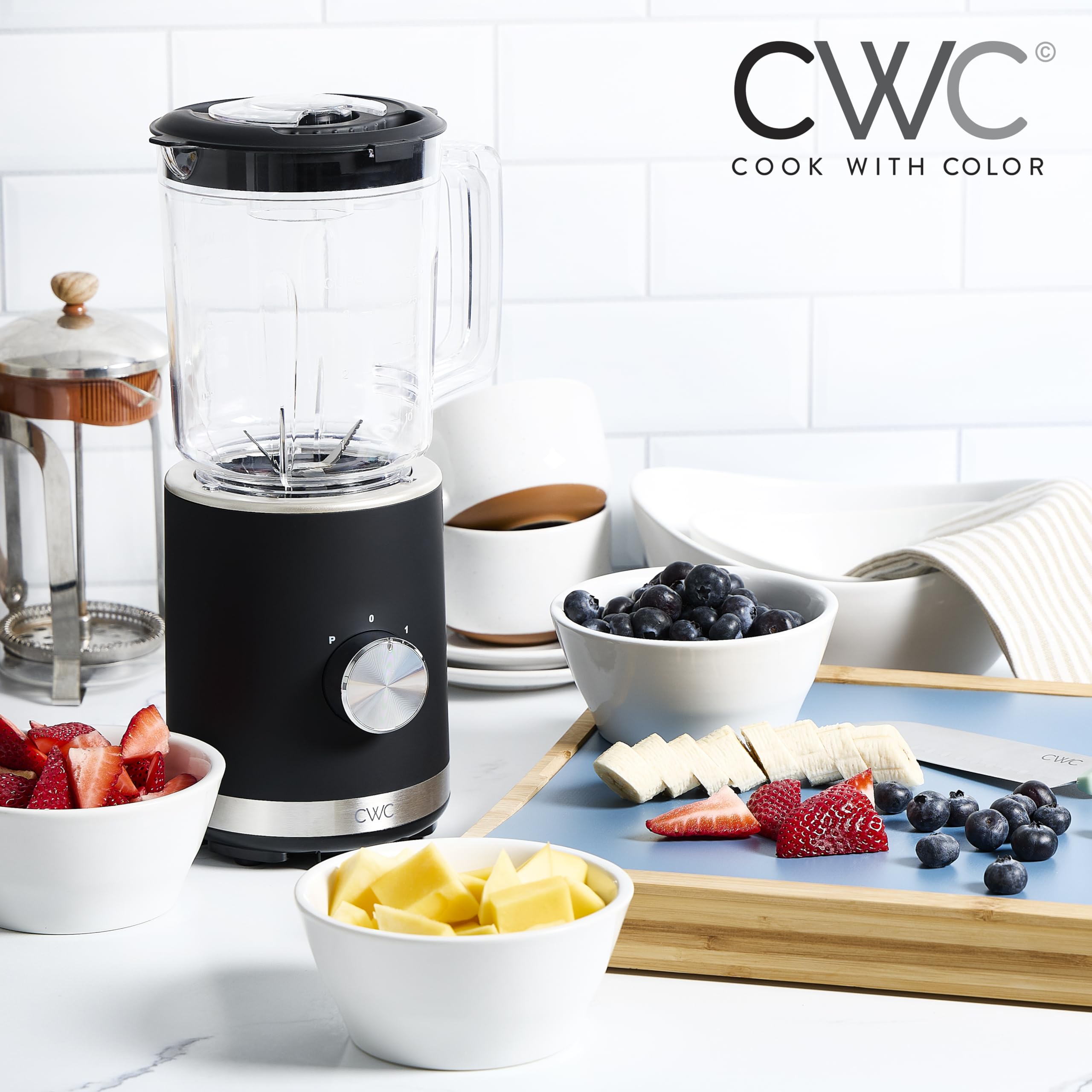 Foto 3 pulgar | Licuadora Cook with Color 300 W 2 Velocidades 750 ml Negro - Venta Internacional