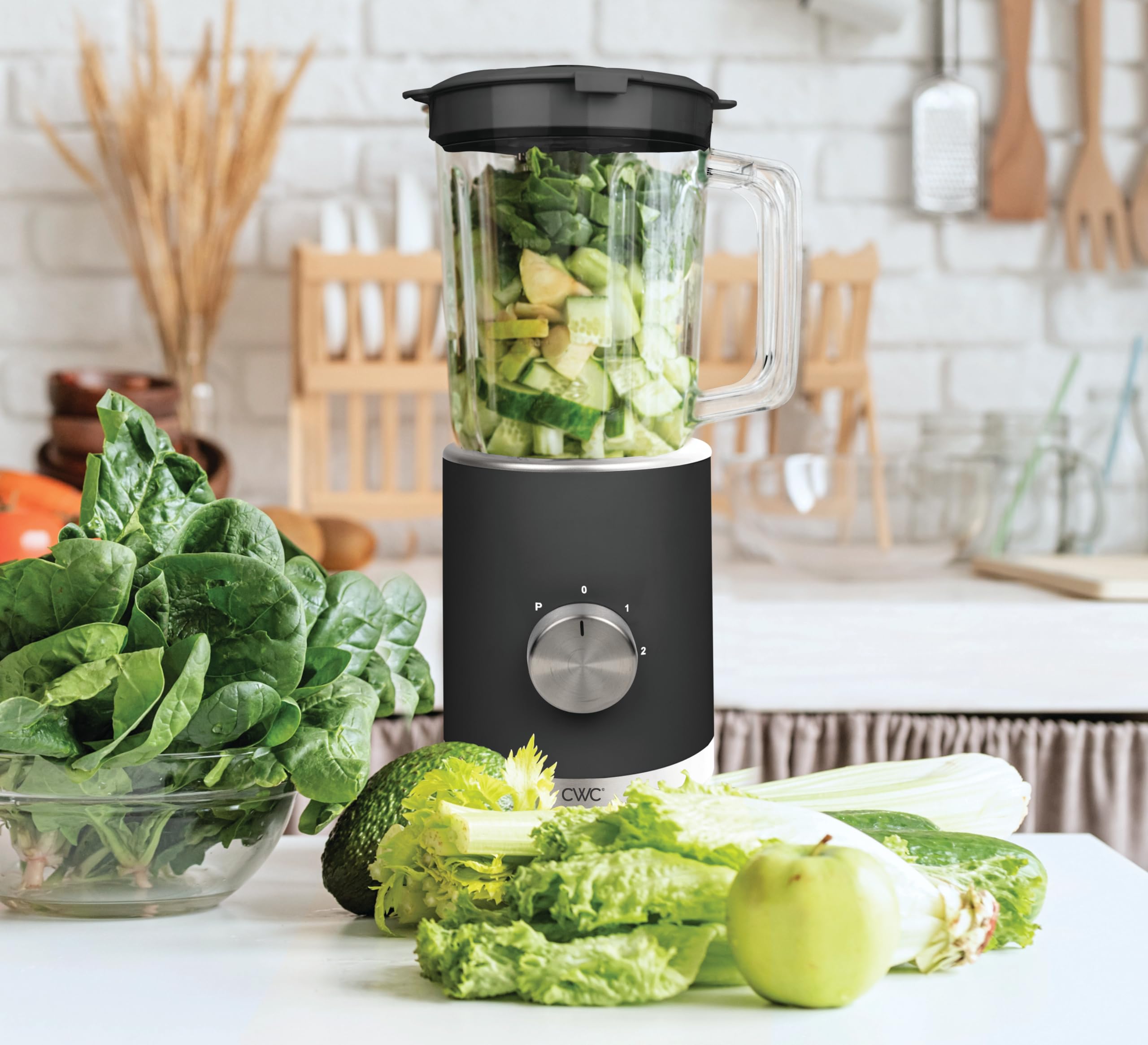 Foto 7 pulgar | Licuadora Cook with Color 300 W 2 Velocidades 750 ml Negro - Venta Internacional