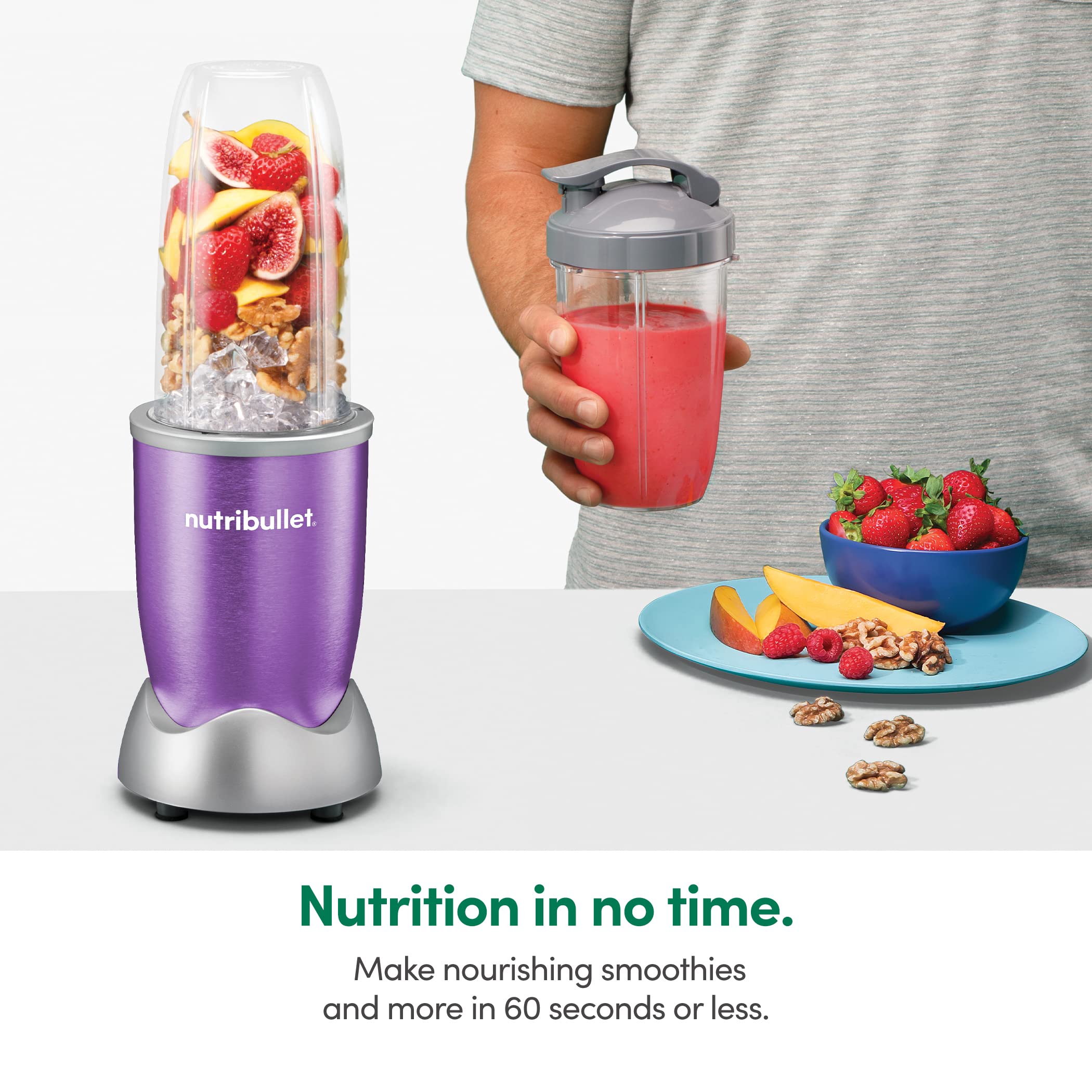 Foto 5 | Nutribullet Nb9-1301pur Pro 13 Unidades, Violeta Pasión, 900 - Venta Internacional.