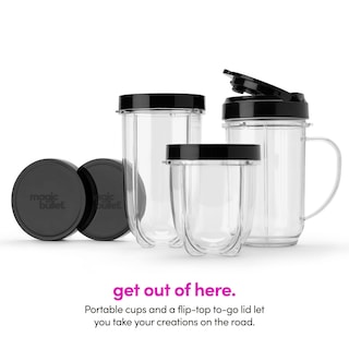 Foto 4 | Juego De 11 Piezas Blender Magic Bullet Small De 250 W, Color Negro - Venta Internacional.