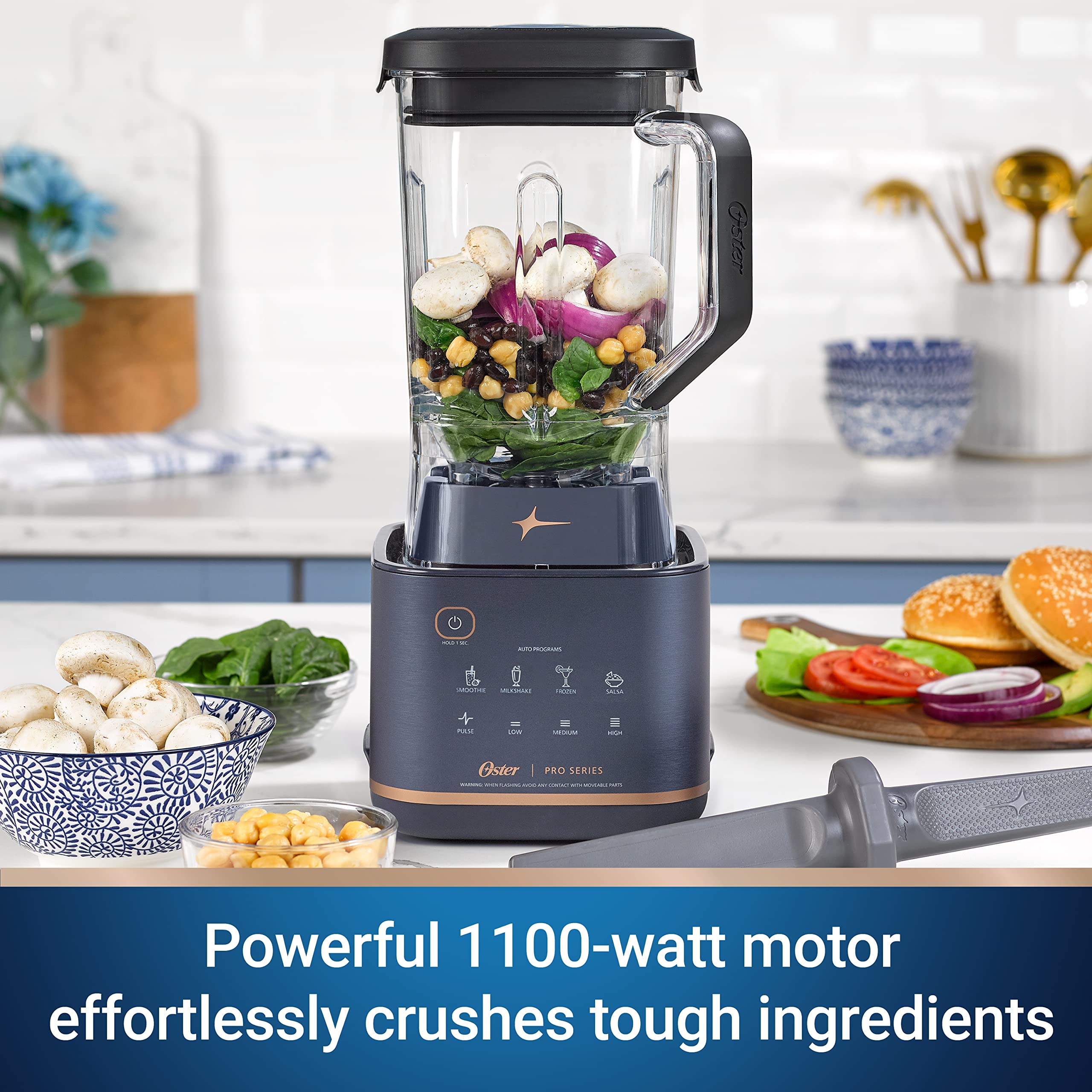 Foto 3 pulgar | Licuadora Oster Pro Series Con Tarro Tritan De 2,1 L, 1100 W, Azul Oscuro - Venta Internacional.