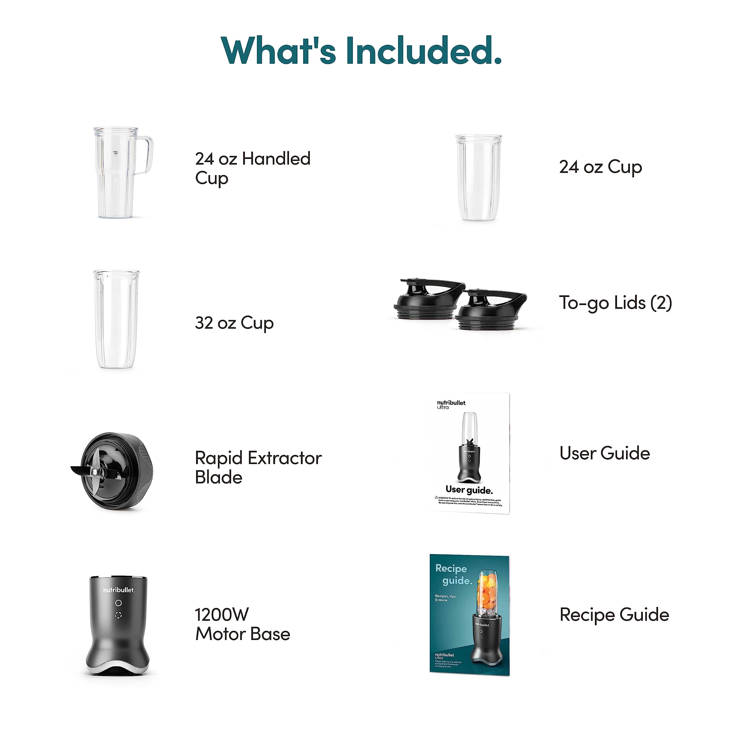 Foto 6 | Licuadora Personal Nutribullet Ultra Nb50500 950 Ml Gris - Venta Internacional