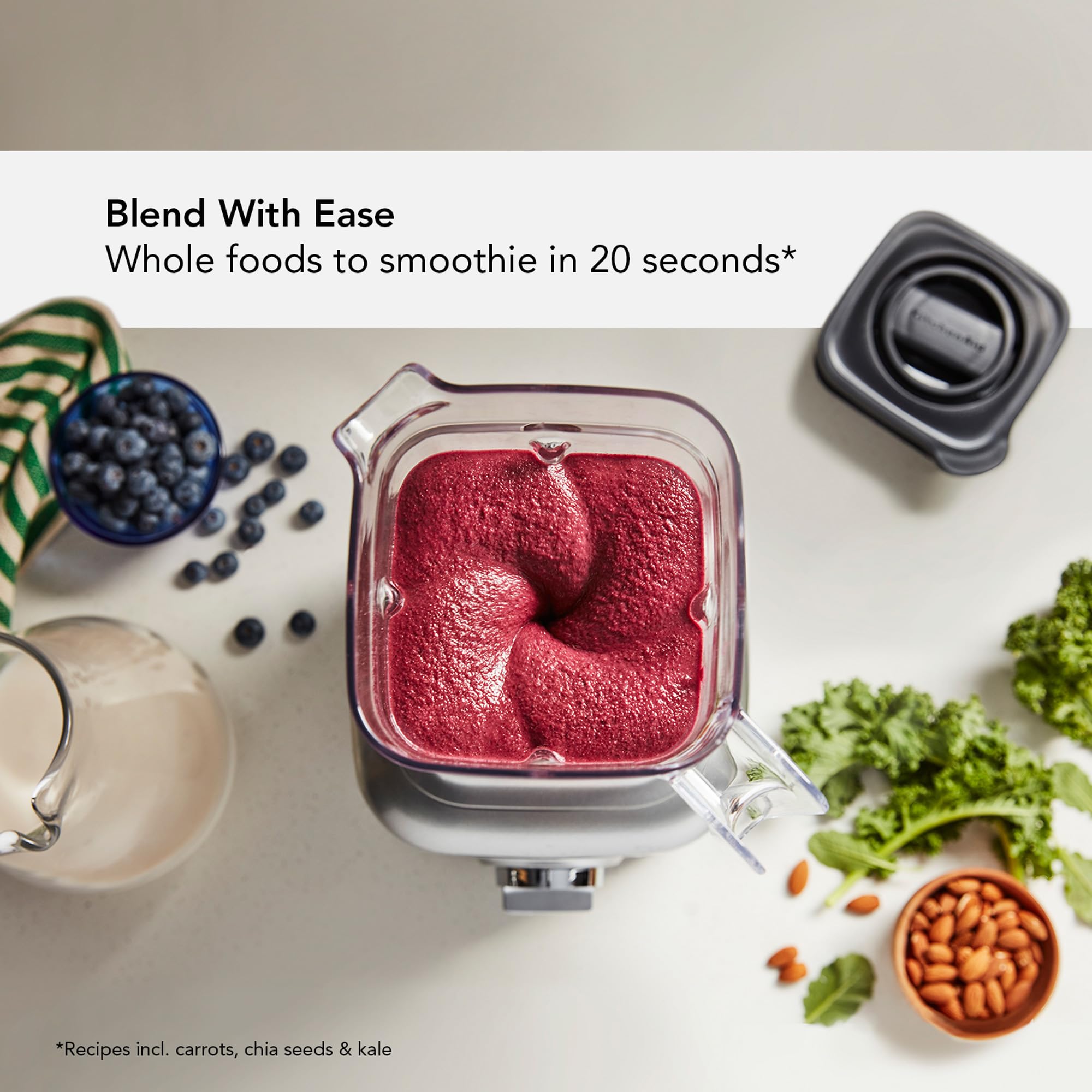 Foto 2 | Licuadora KitchenAid K400 de Velocidad Variable Ksb4028 Rosa 1.65 l - Venta Internacional
