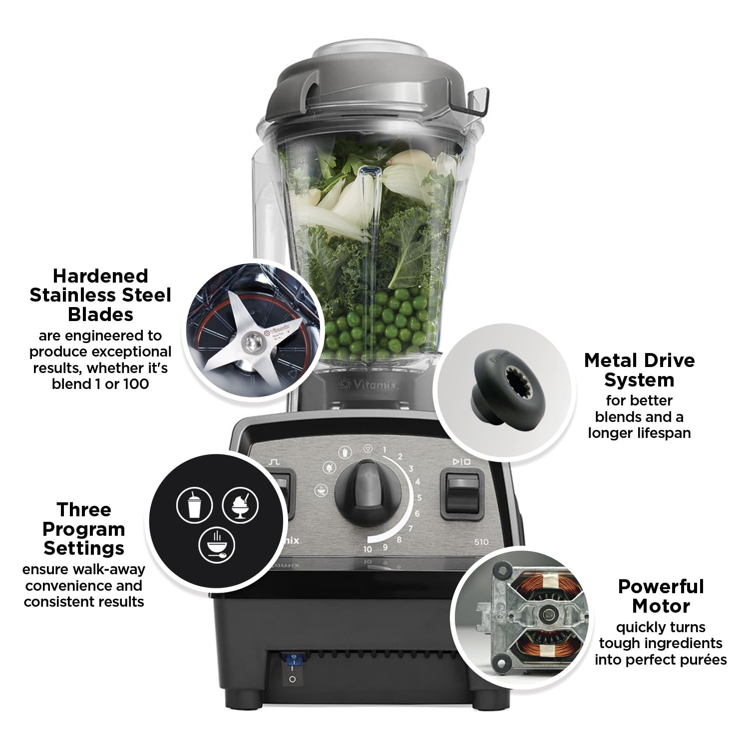 Foto 4 | Licuadora Vitamix Propel 510 Propel 1.4l De Nivel Profesional - Venta Internacional.