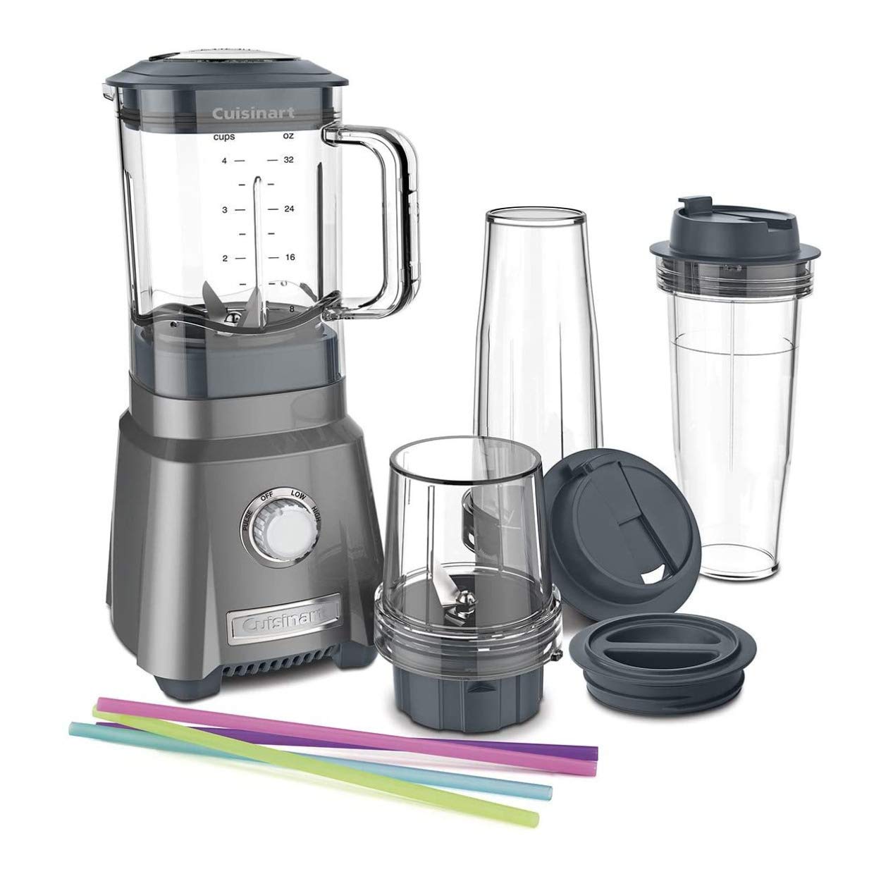 Licuadora De Jugos Cuisinart Cpb-380 Hurricane Compact Gunmetal - Venta Internacional.