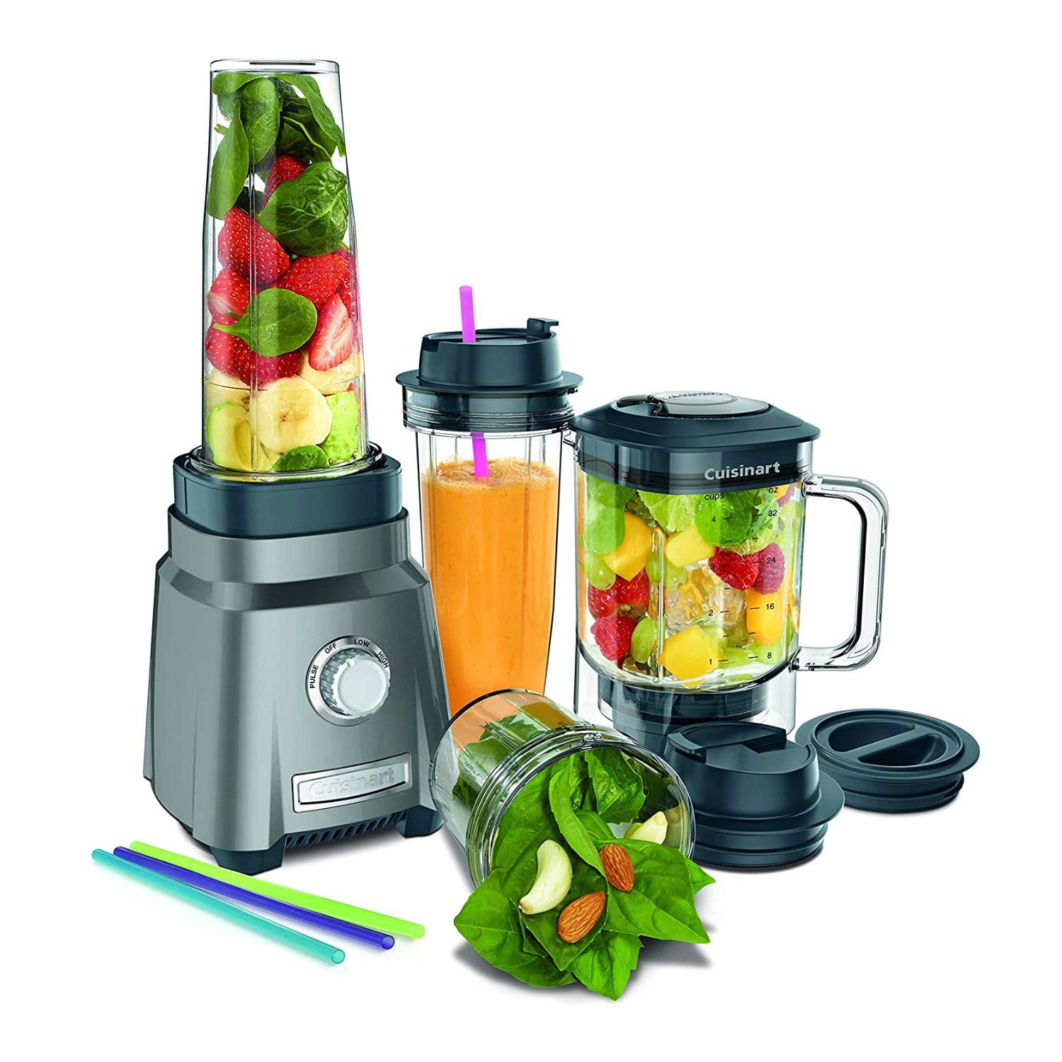 Foto 3 pulgar | Licuadora De Jugos Cuisinart Cpb-380 Hurricane Compact Gunmetal - Venta Internacional.