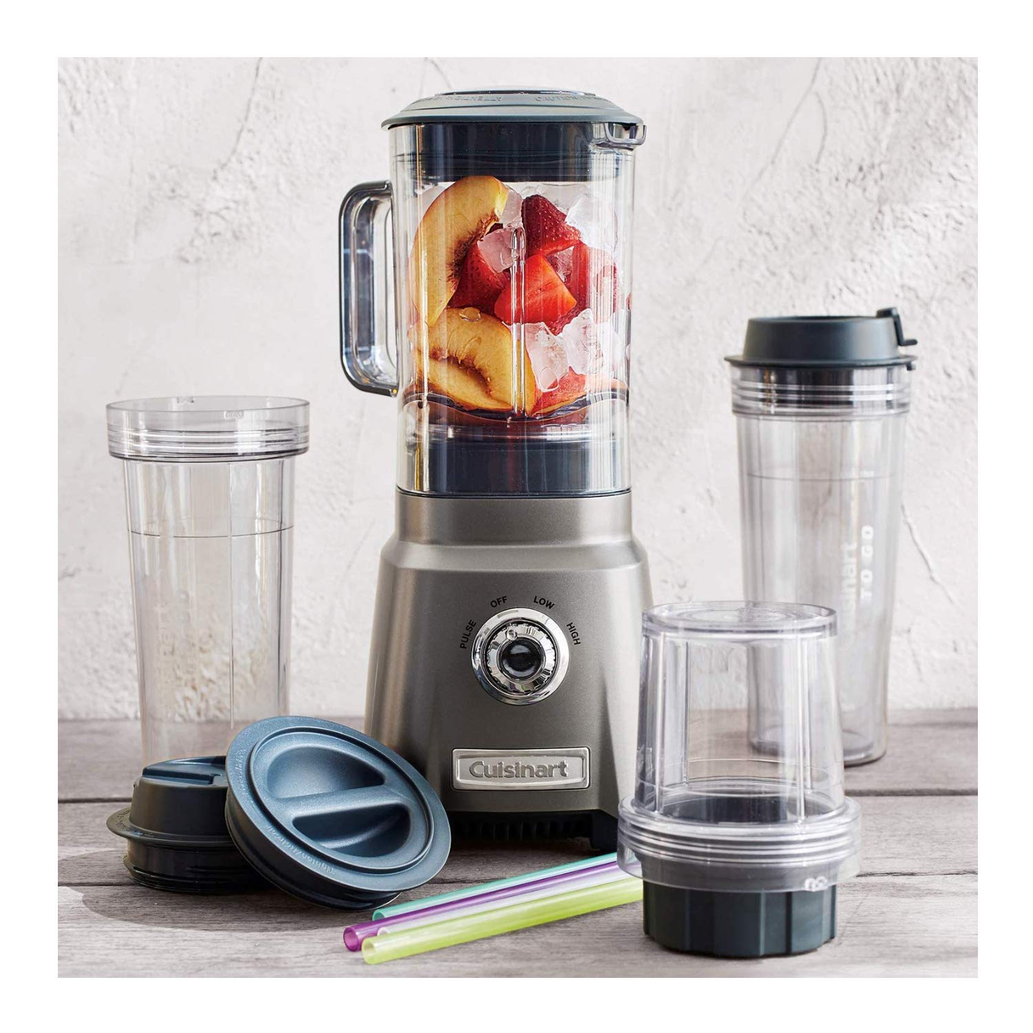 Foto 4 pulgar | Licuadora De Jugos Cuisinart Cpb-380 Hurricane Compact Gunmetal - Venta Internacional.