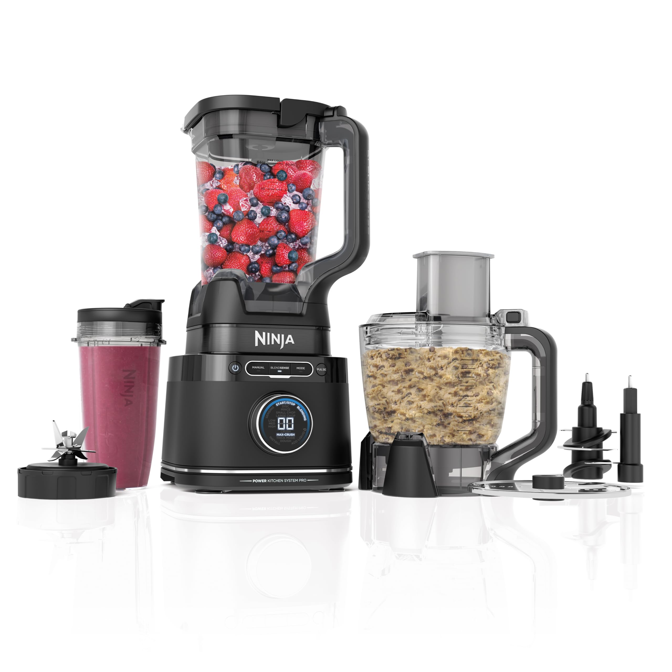 Sistema De Cocina Blender + Processor Ninja Tb401 Detect Negro - Venta Internacional.