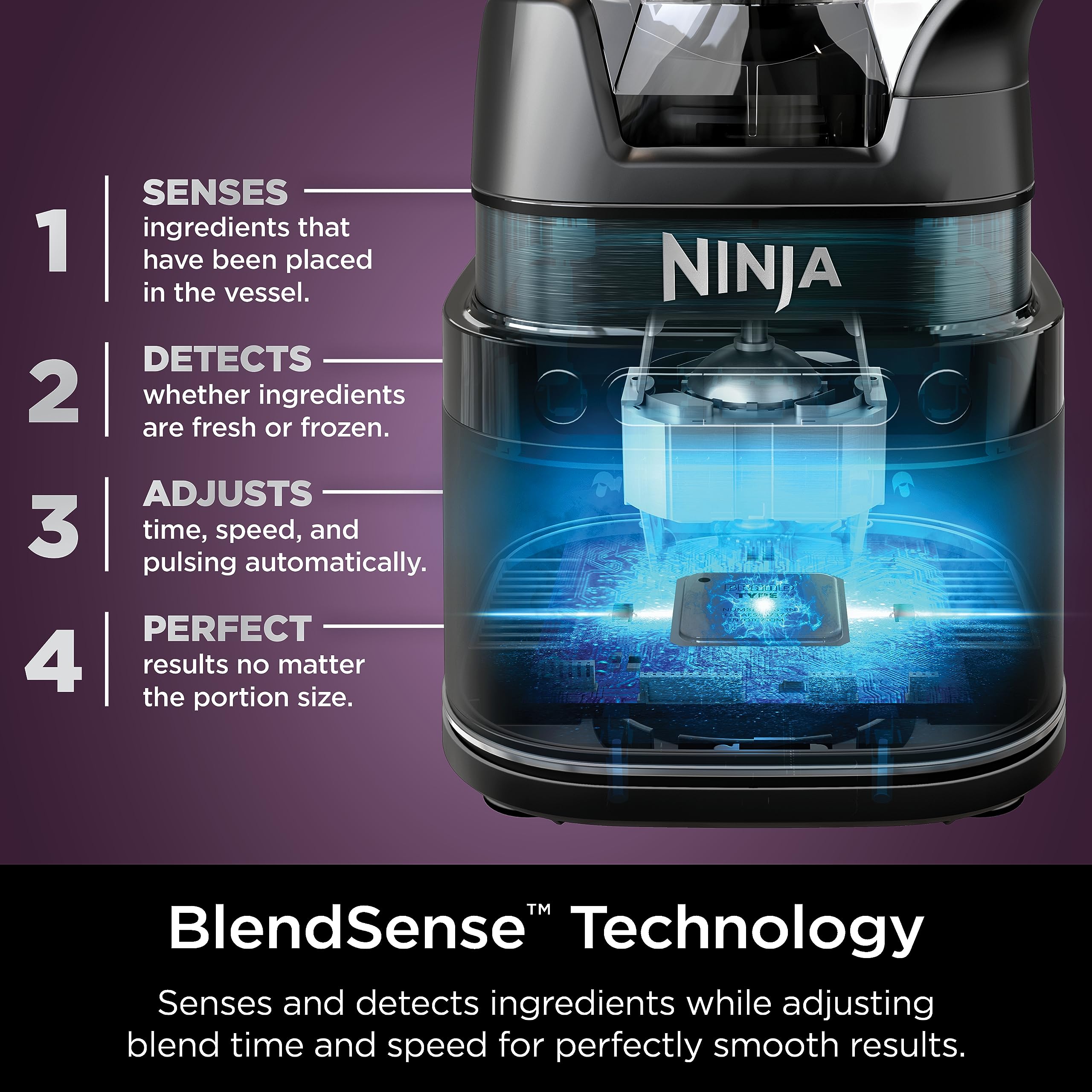 Foto 4 pulgar | Sistema De Cocina Blender + Processor Ninja Tb401 Detect Negro - Venta Internacional.