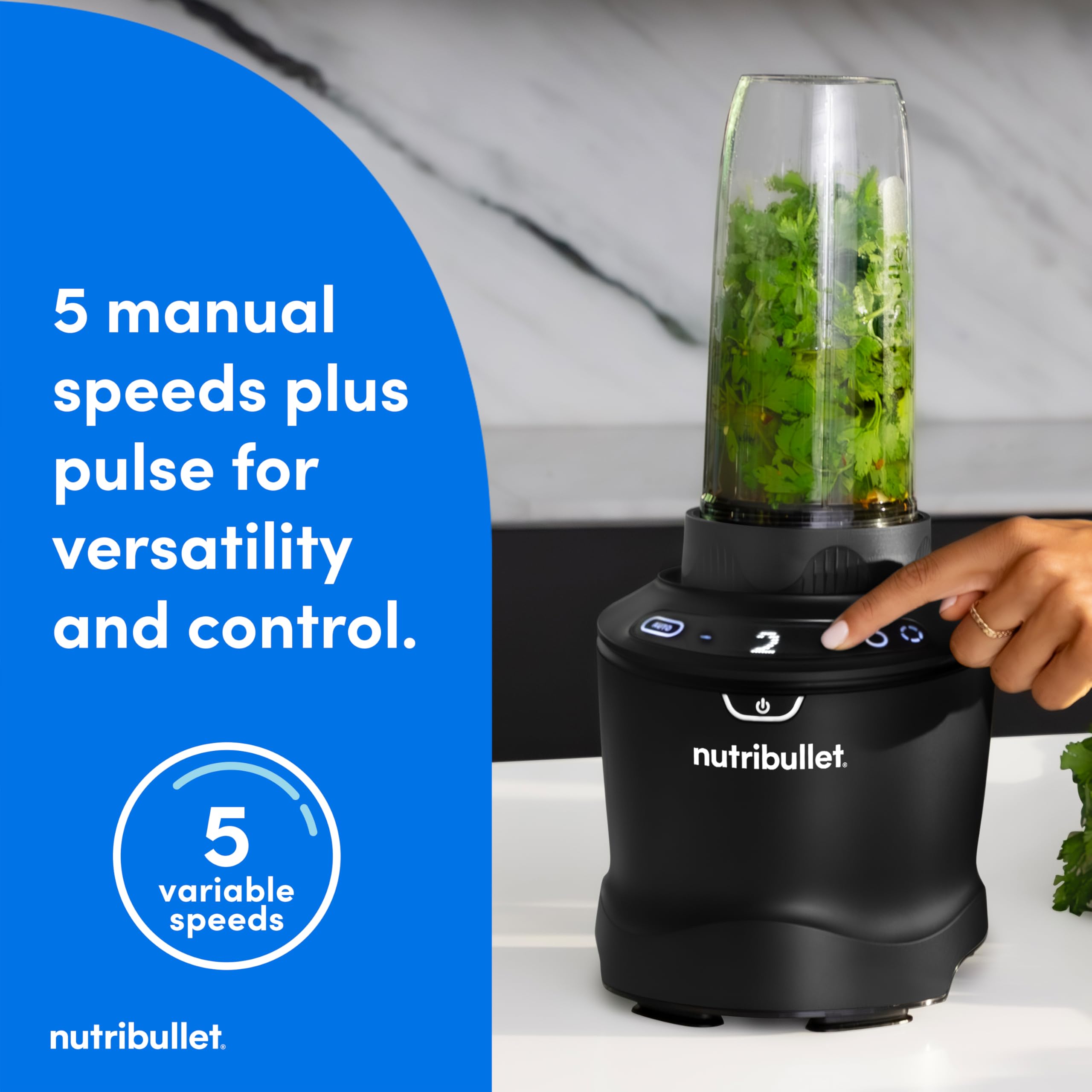 Foto 6 pulgar | Licuadora Nutribullet Smartsense 1400w De 5 Velocidades Con Jarra De 1.5 L - Venta Internacional.