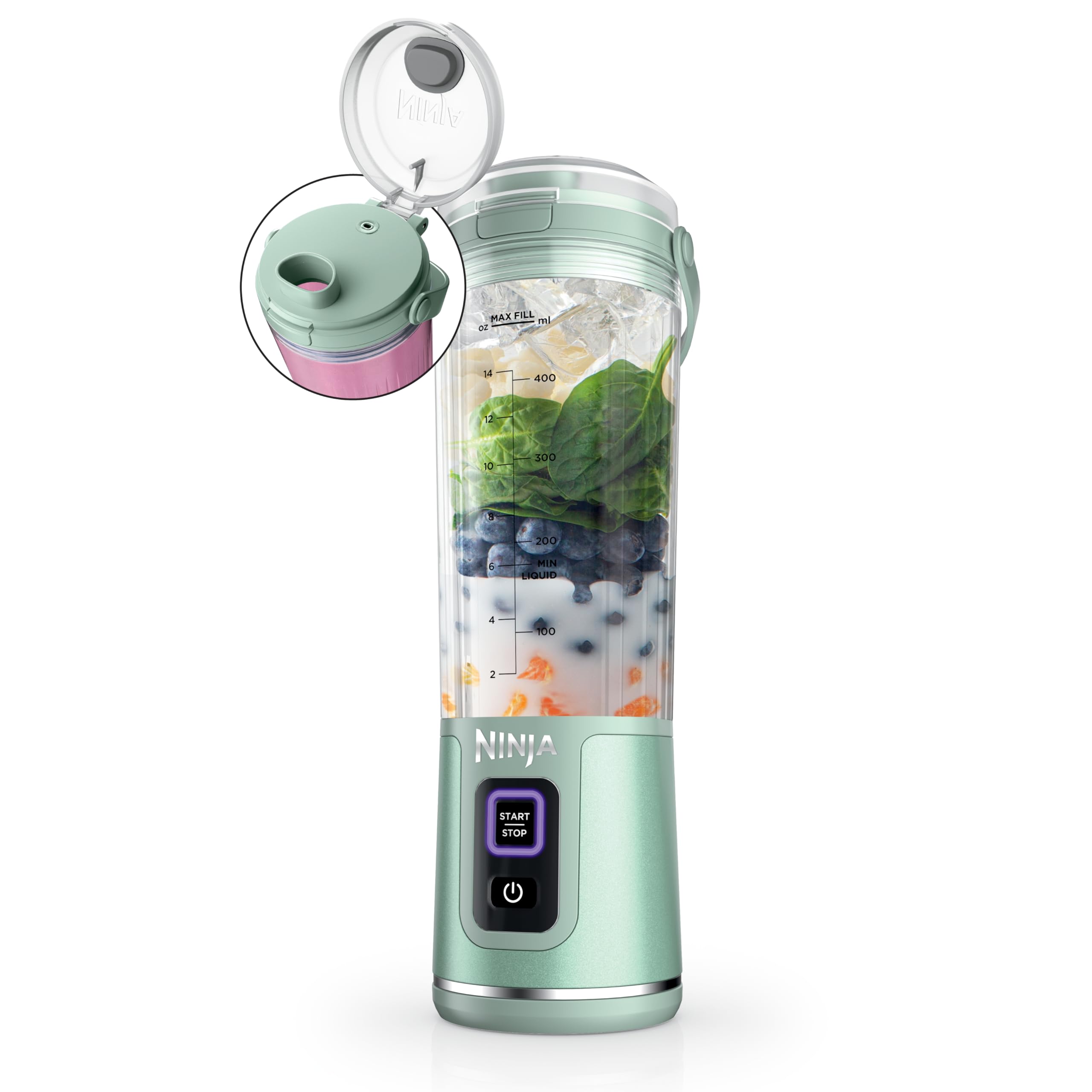 Licuadora Portátil Ninja Blast BC151MT 500 ml Inalámbrica Menta - Venta Internacional