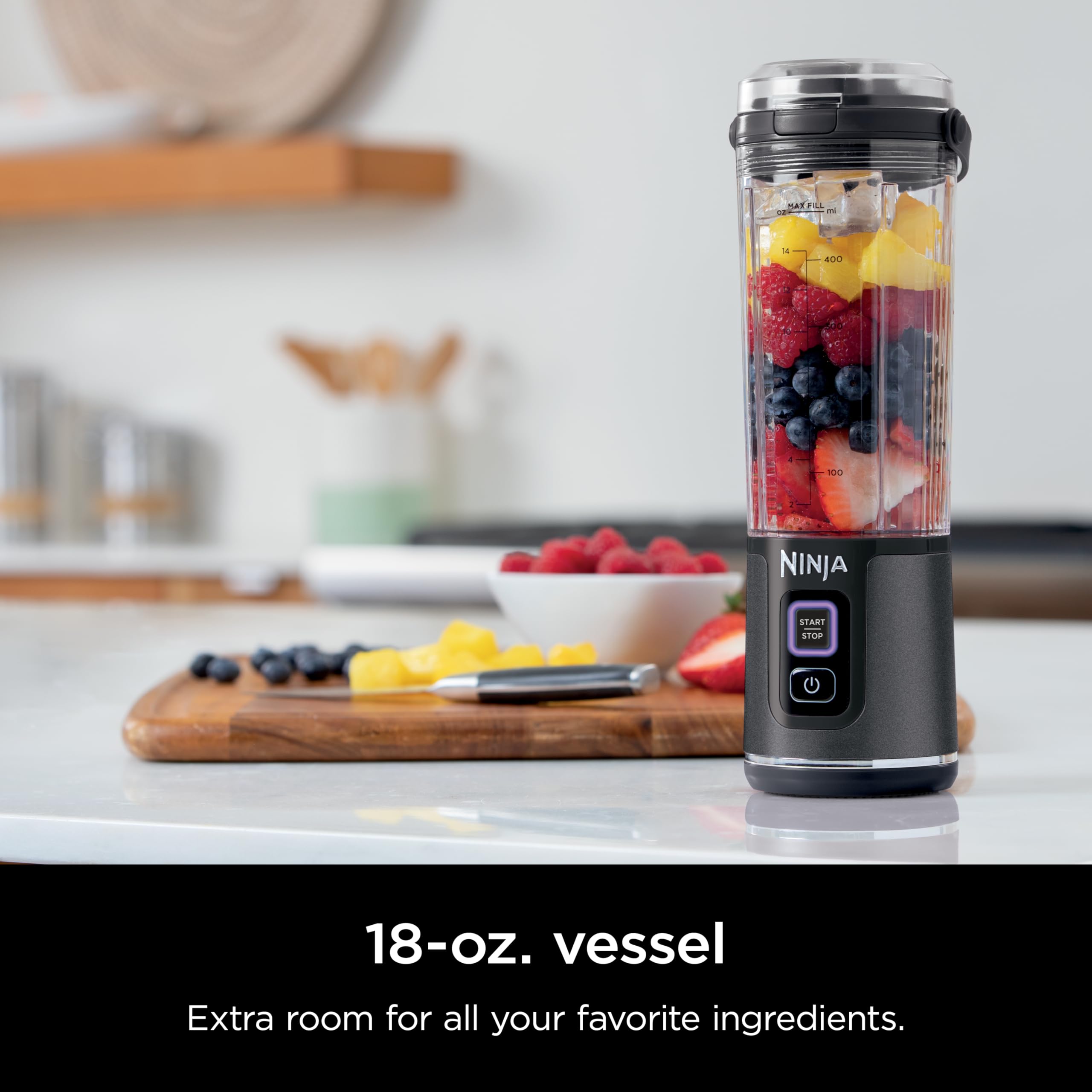 Foto 2 | Licuadora Portátil Ninja Blast BC151MB 500 ml Inalámbrica Negra - Venta Internacional