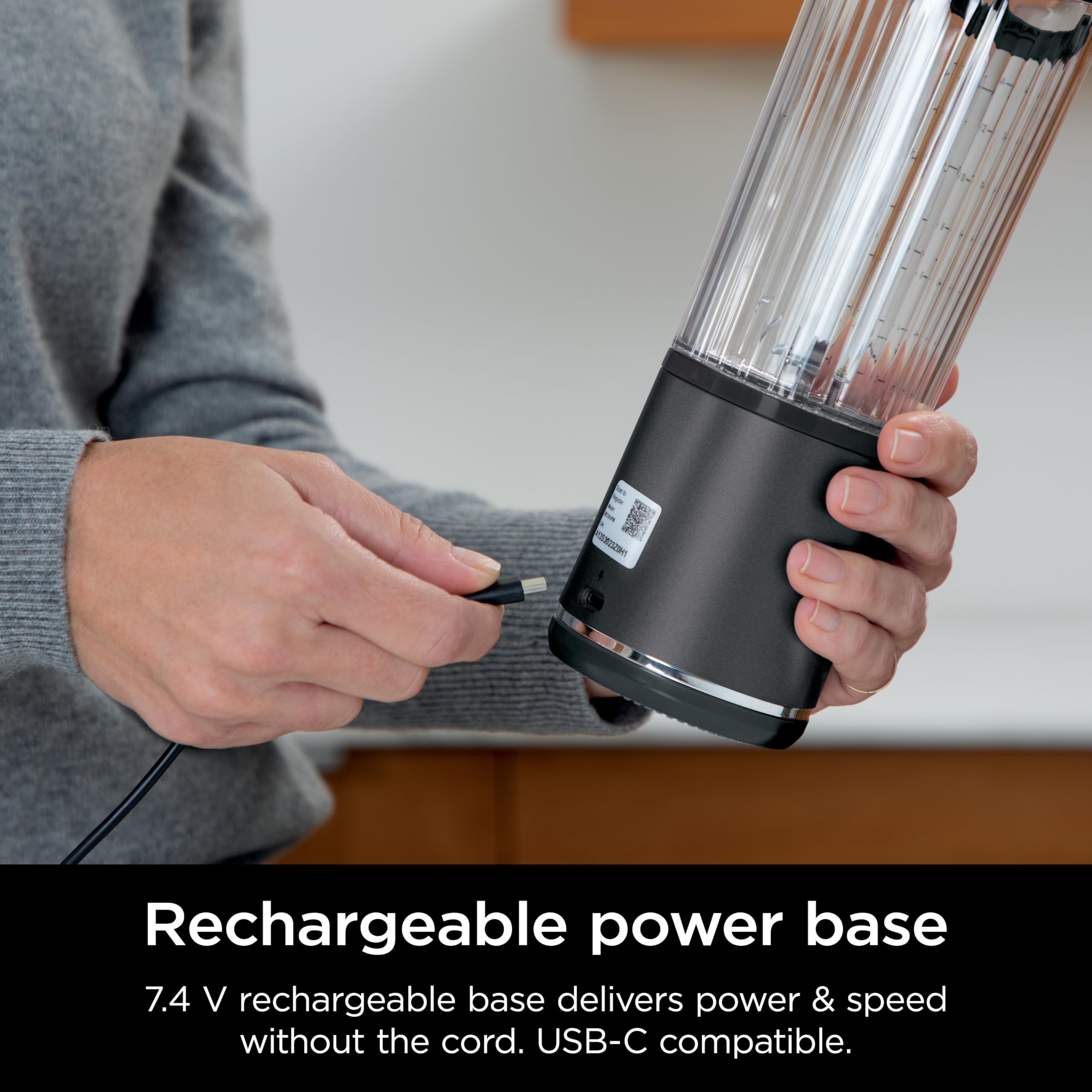 Foto 6 | Licuadora Portátil Ninja Blast BC151MB 500 ml Inalámbrica Negra - Venta Internacional