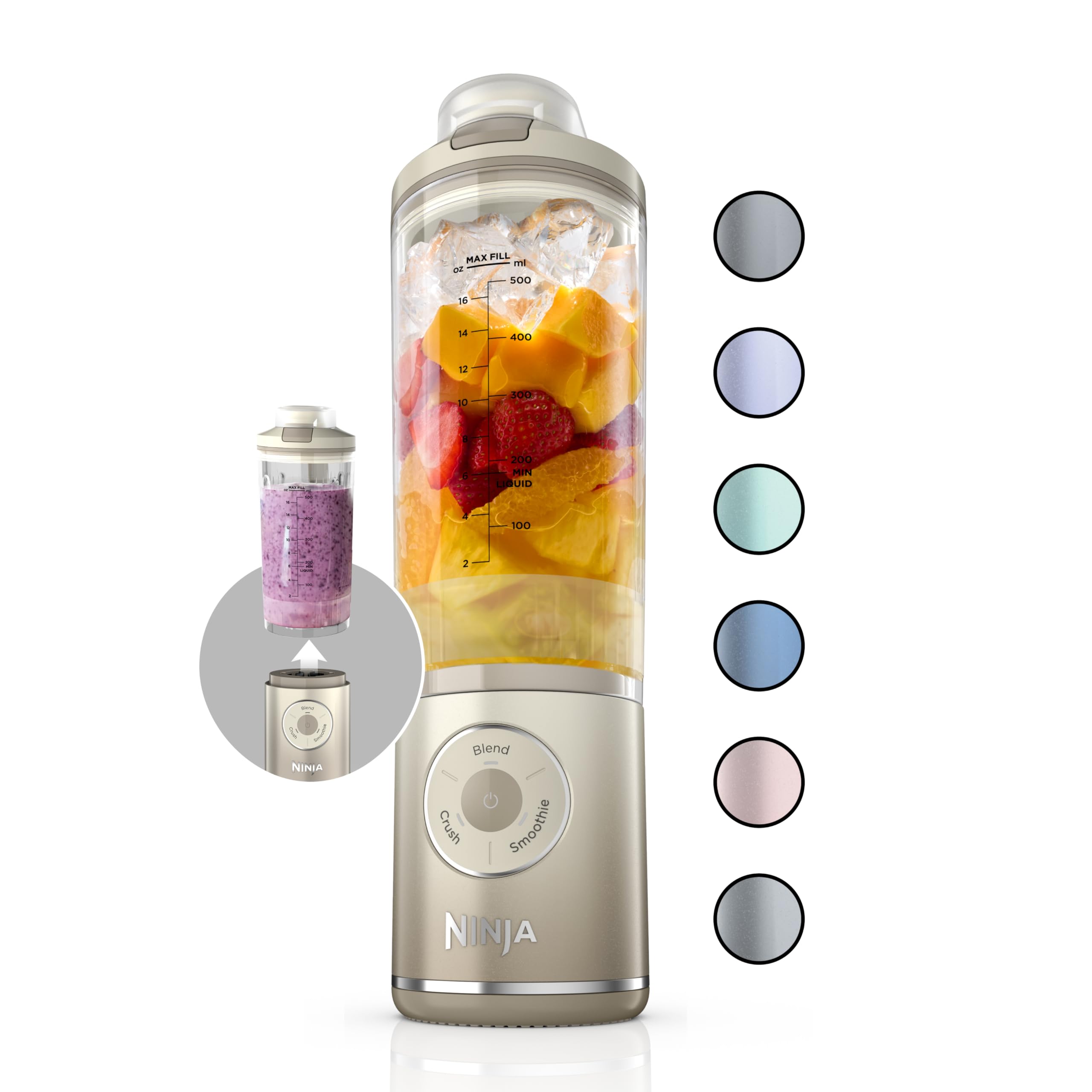 Foto 1 | Licuadora Portátil Ninja Blast Max BC251IV 650 ml 3 Programas - Venta Internacional