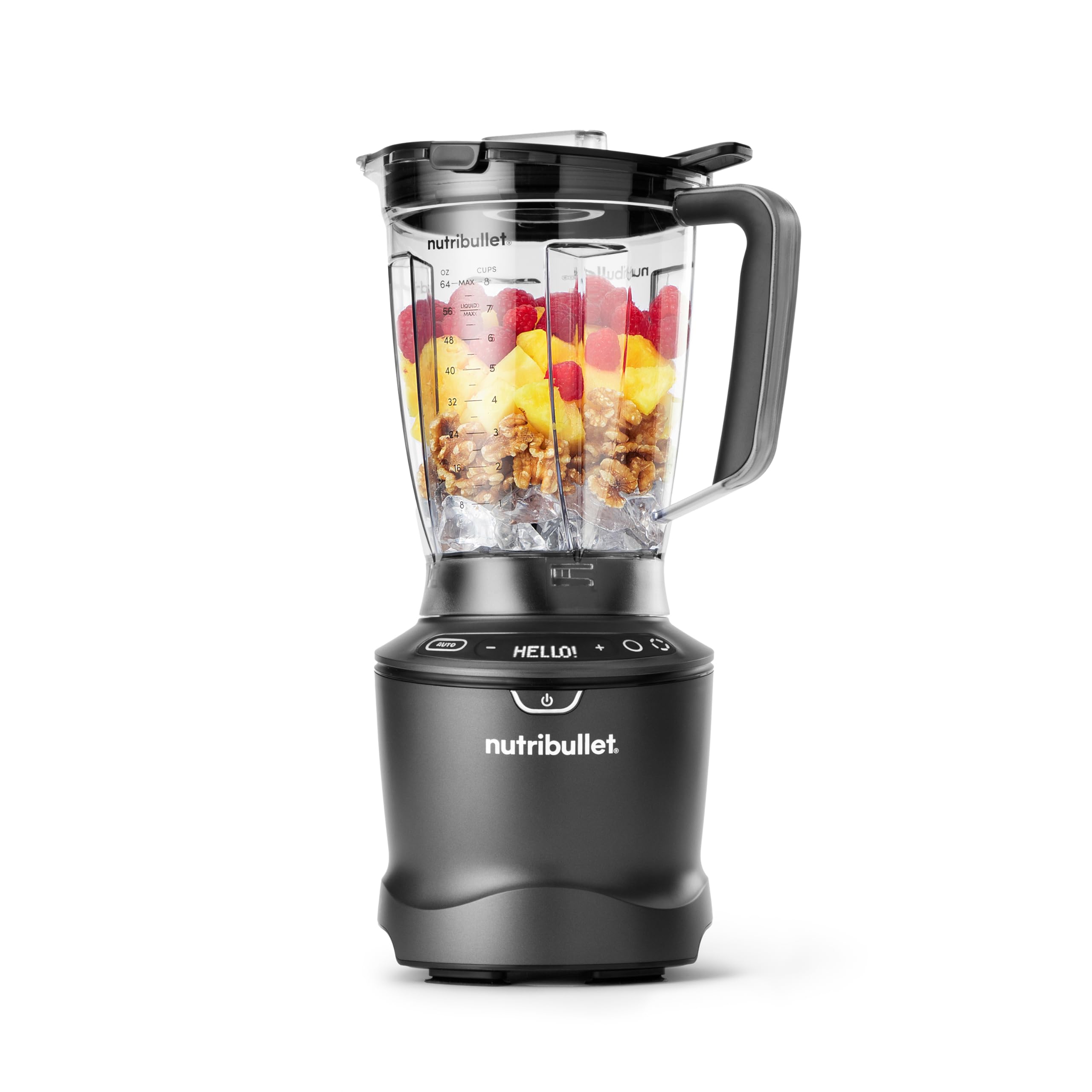 Licuadora Nutribullet Smartsense De 5 Velocidades, 1400 W, Color Gris Plomizo - Venta Internacional.