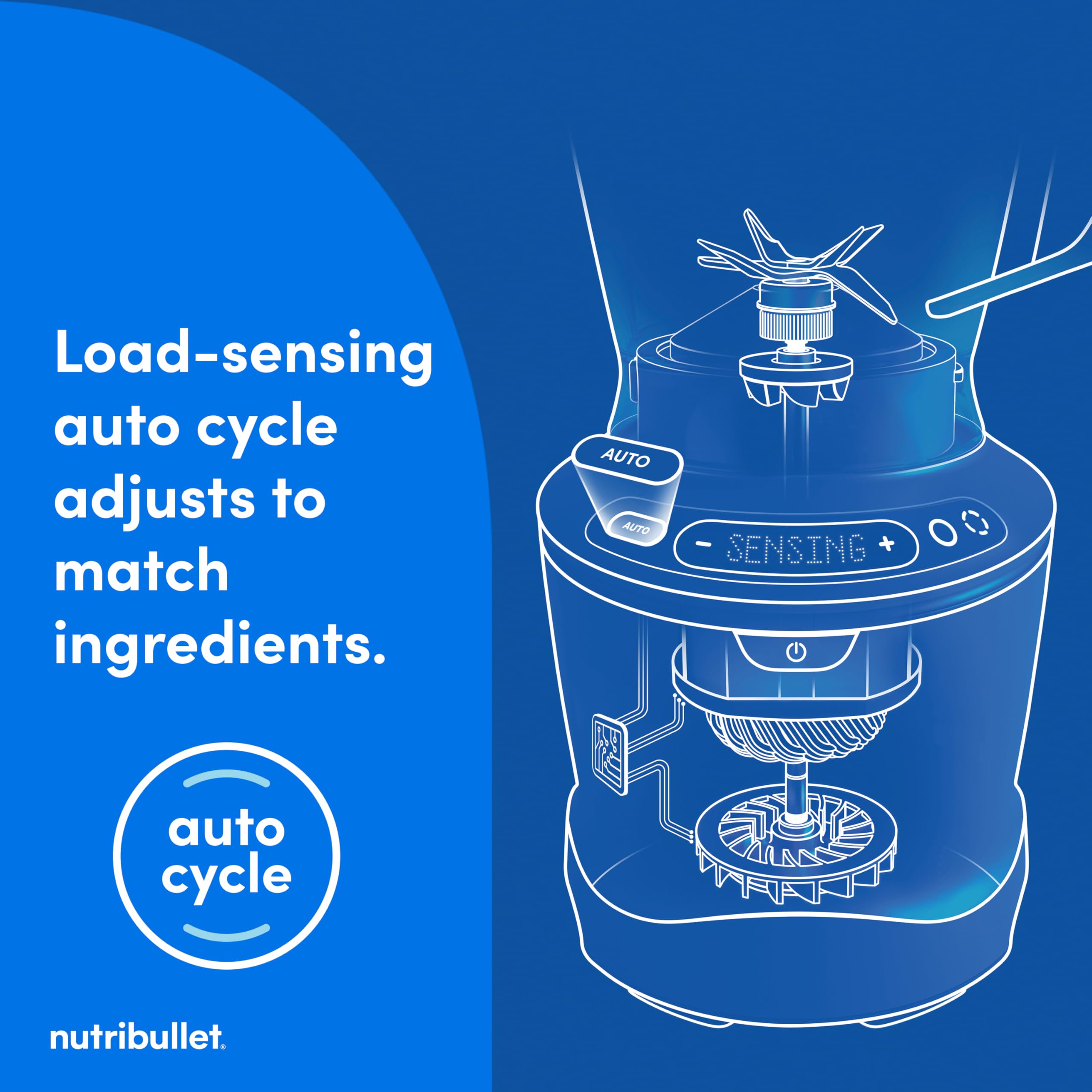 Foto 4 pulgar | Licuadora Nutribullet Smartsense De 5 Velocidades, 1400 W, Color Blanco Mate - Venta Internacional.