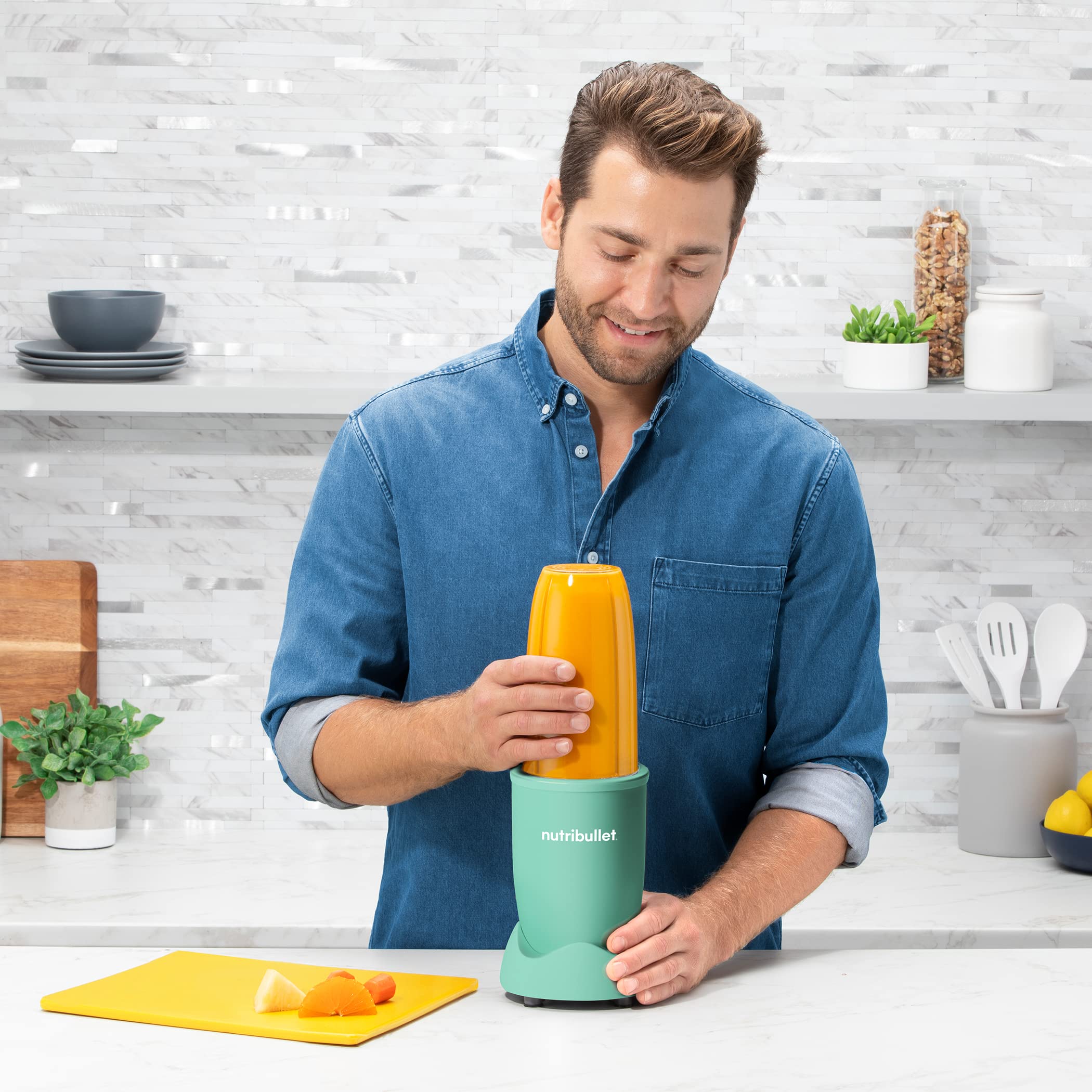 Foto 7 | Batidora De Alimentos Nutribullet Nb9-1301amg Pro 900w Matte Mint Green - Venta Internacional.