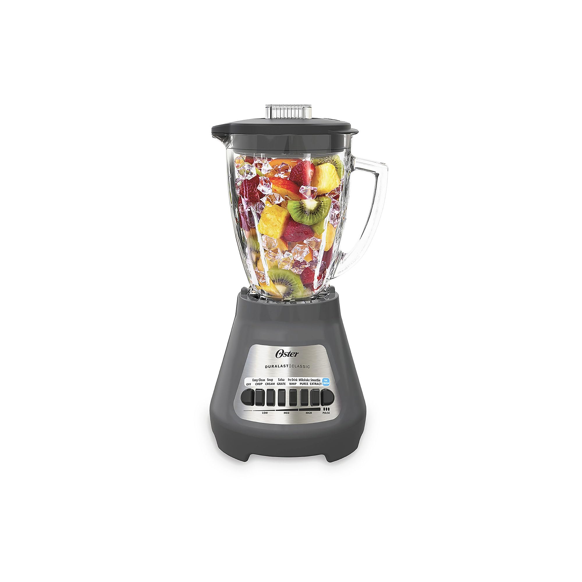 Foto 2 pulgar | Blender Oster Blender Blender Blender, Tarro De Cristal Con Base De Plástico Gris, 1,25 L - Venta Internacional.