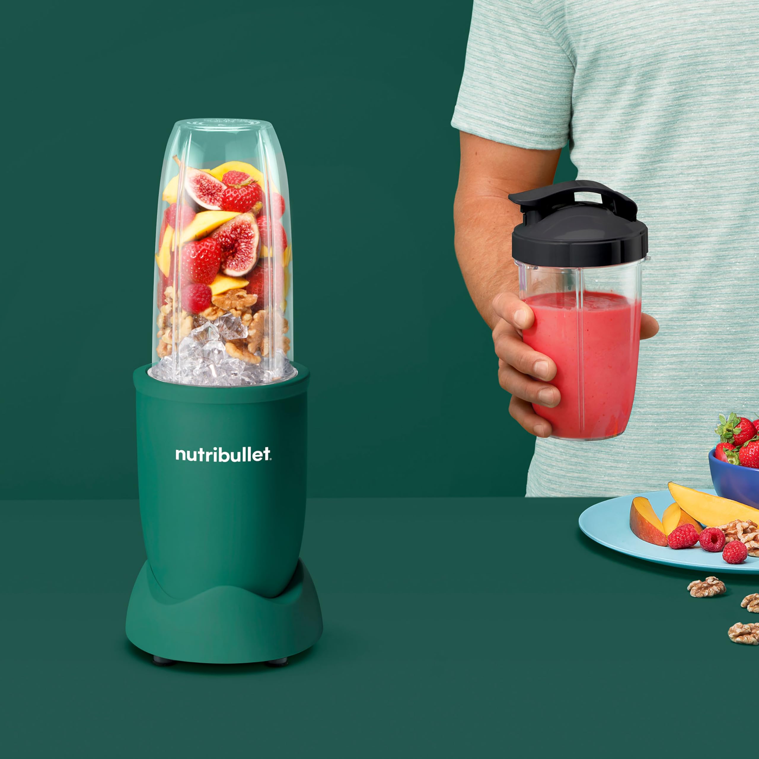 Foto 7 pulgar | Licuadora Nutribullet Nb9-1301afg Pro, 13 Unidades, 900 W, Matte Forest - Venta Internacional.