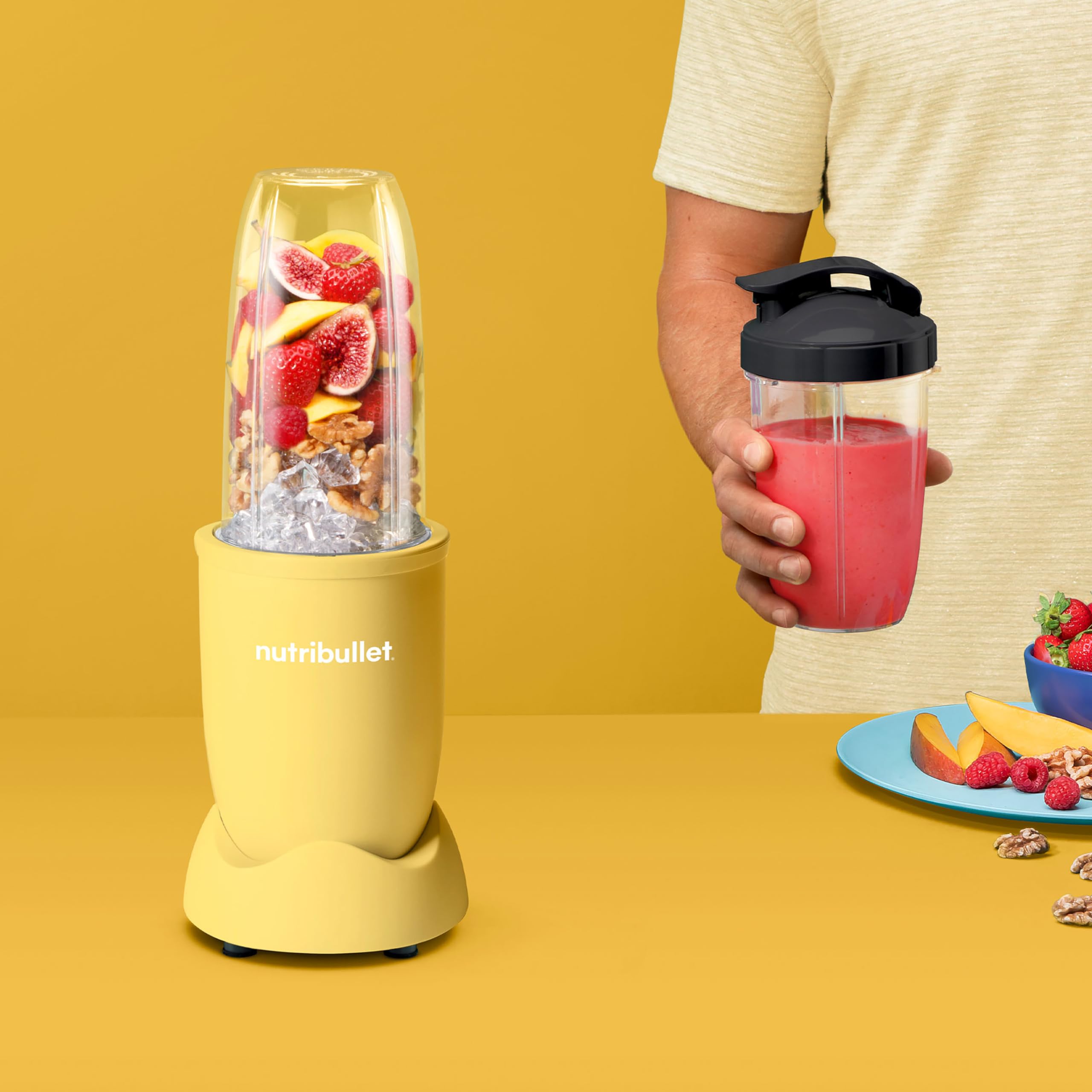 Foto 4 pulgar | Batidora De Alimentos Nutribullet Nb9-1301alw Pro 900w 13 Unidades Amarilla - Venta Internacional.